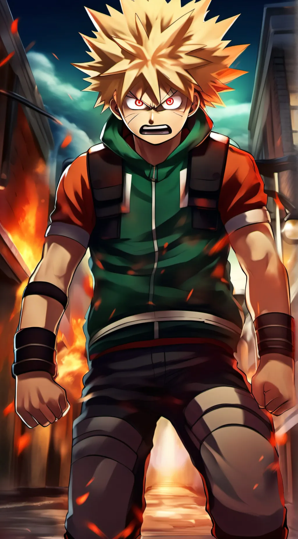 ai character: bakugo background