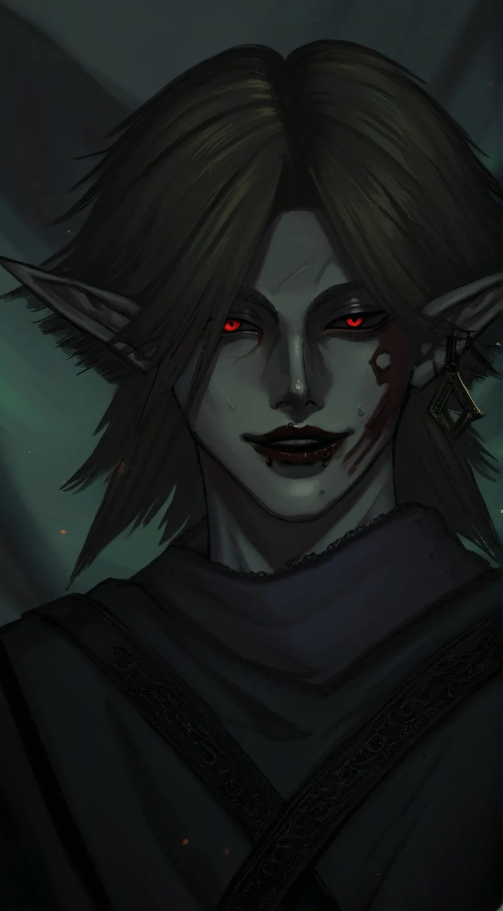 ai character: Ben drowned background