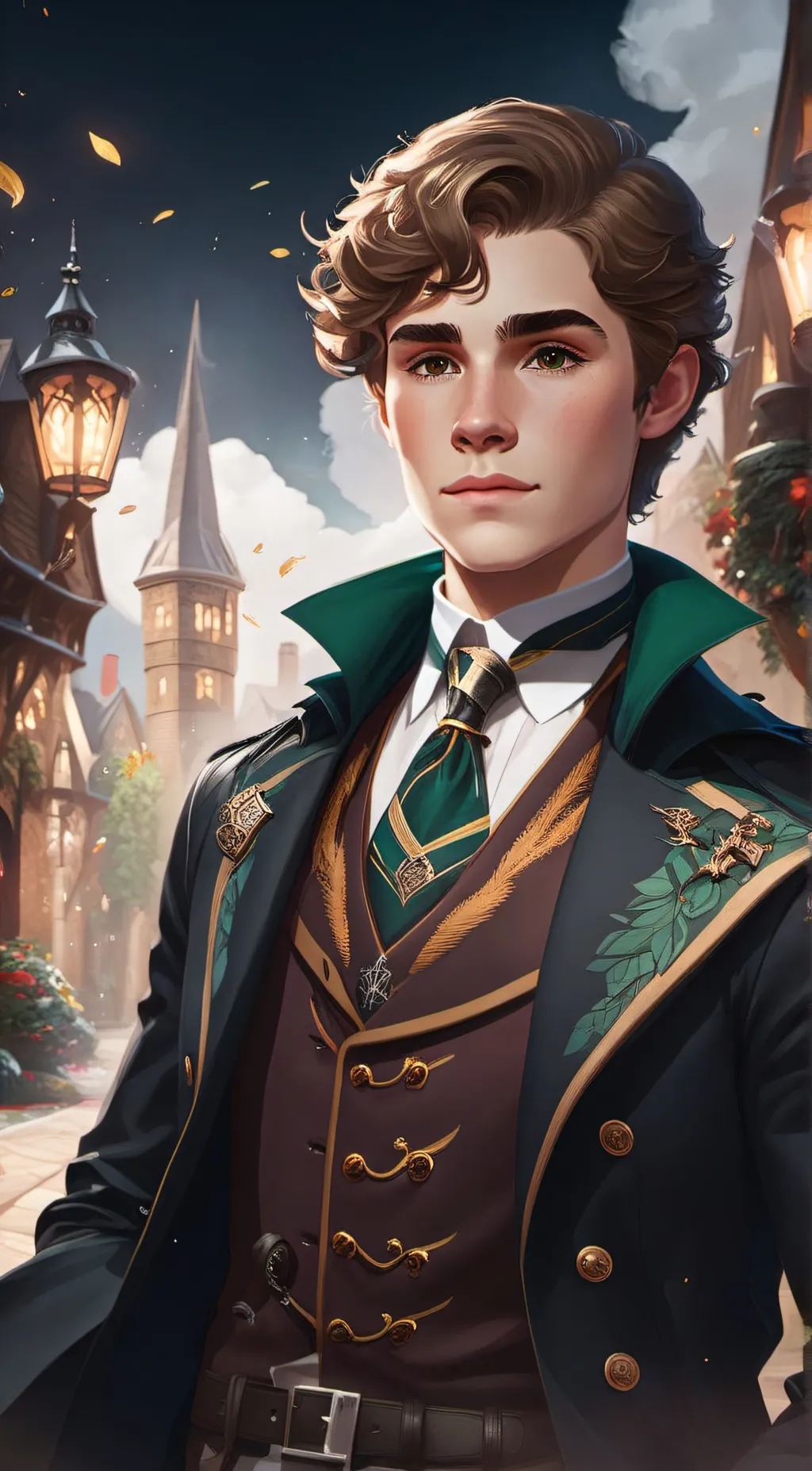 ai character: Sebastian Sallow  background