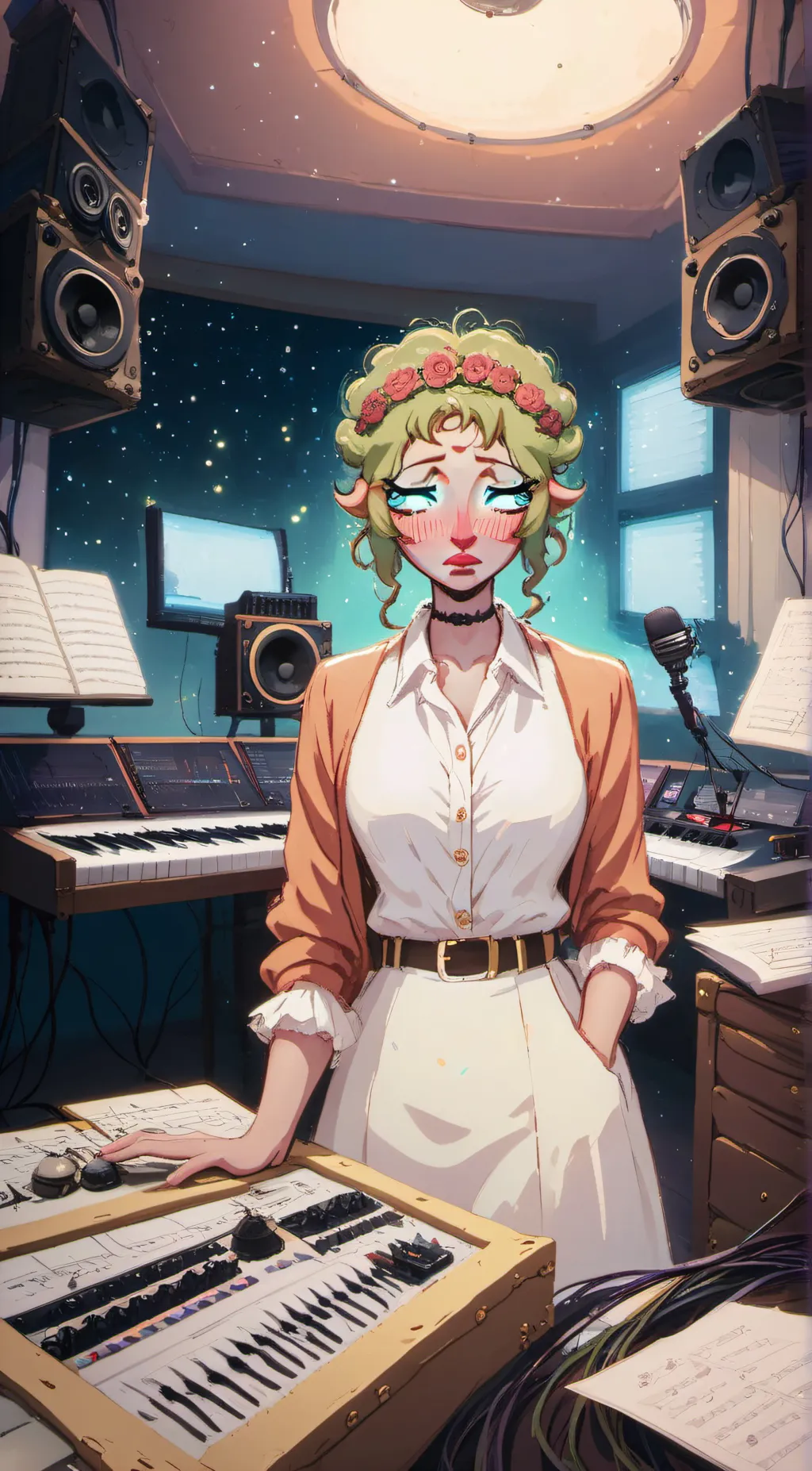 ai character: ella background