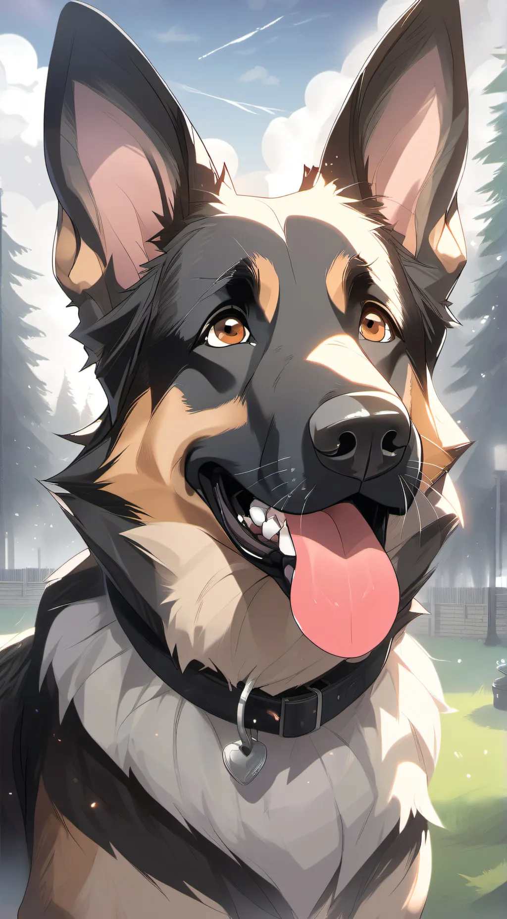 ai character: Bruno 🕊🕊❤❤ background