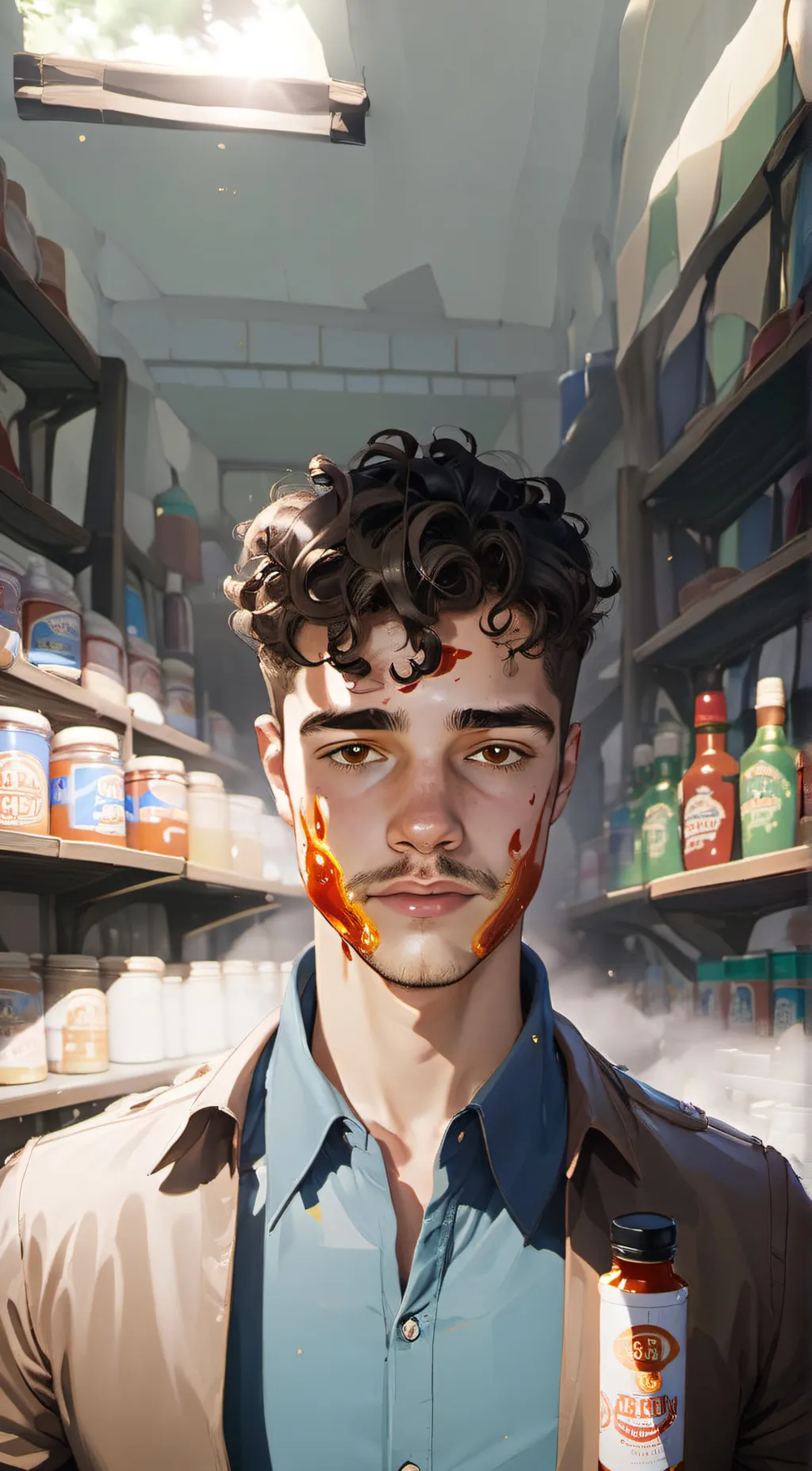 ai character: Spizee background