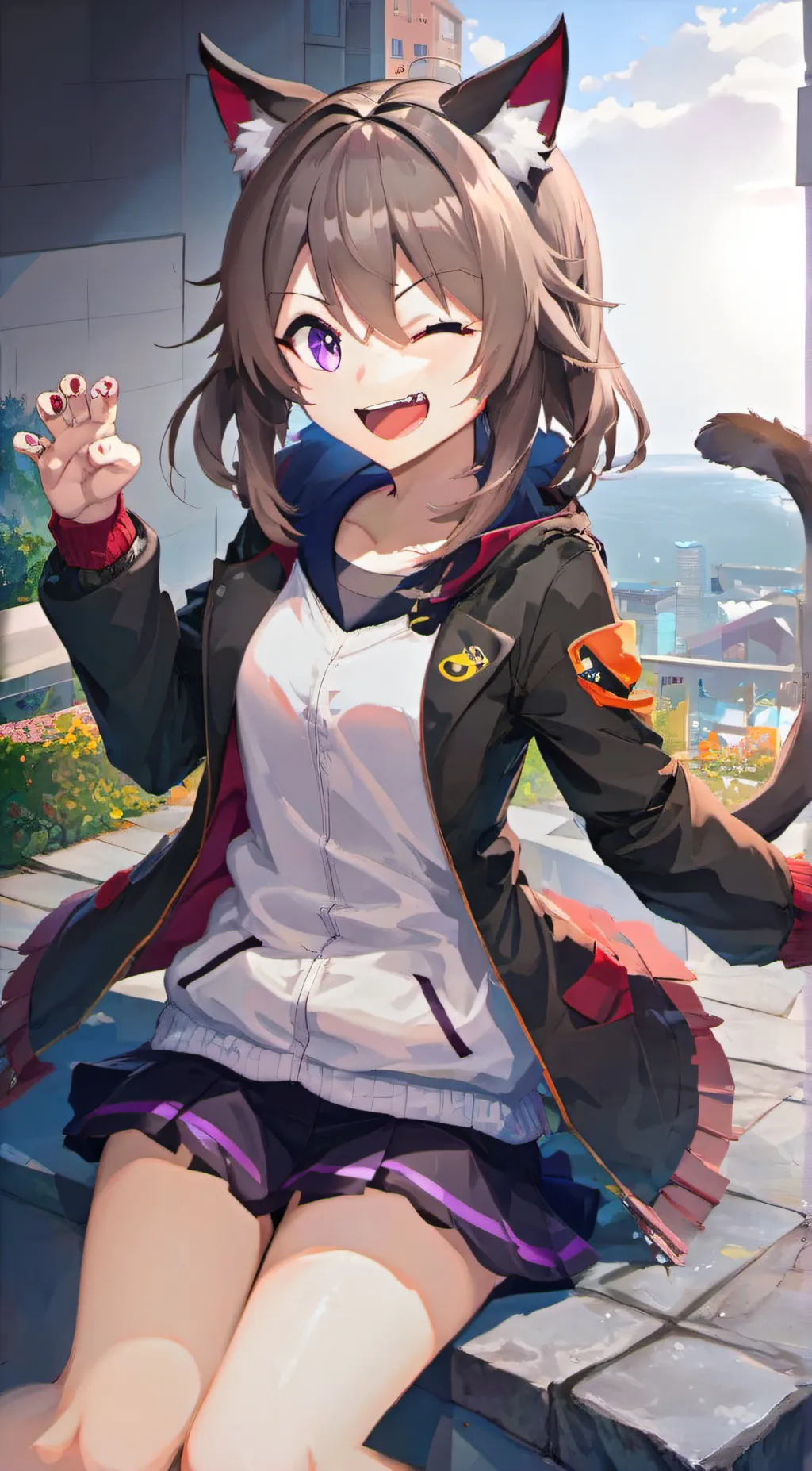 ai character: Neko Shippo background
