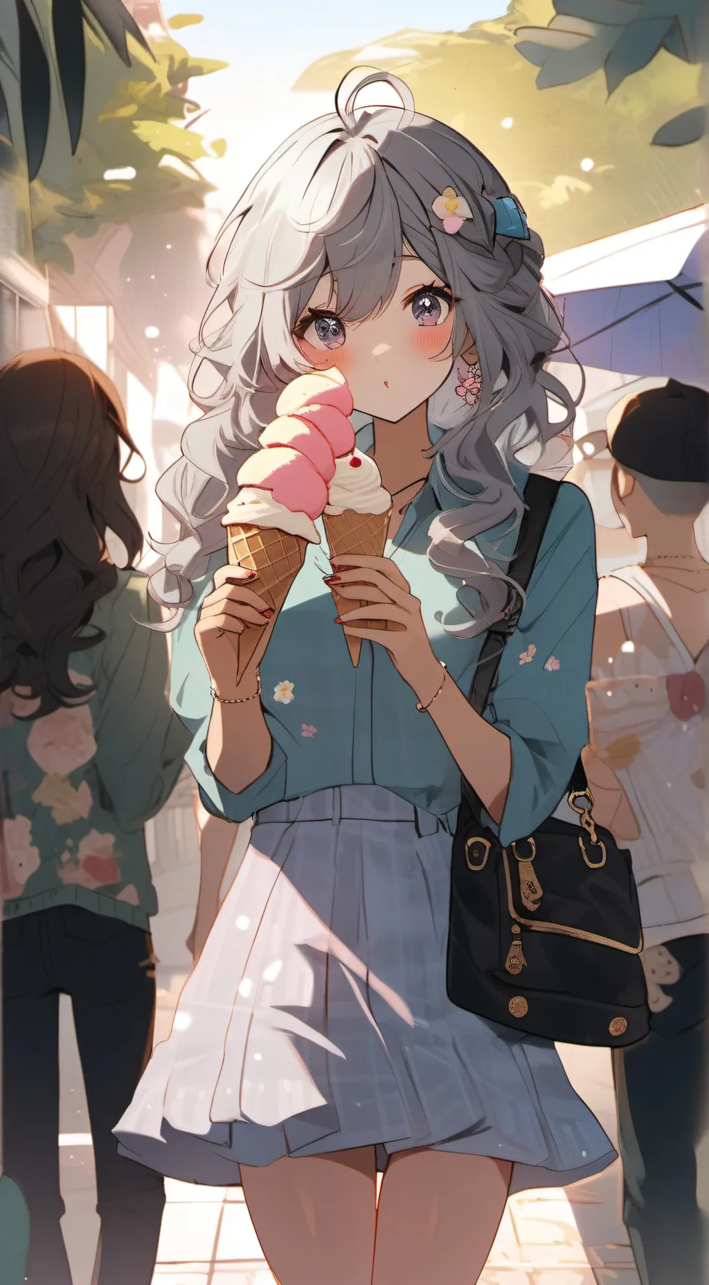 ai character: itaki background