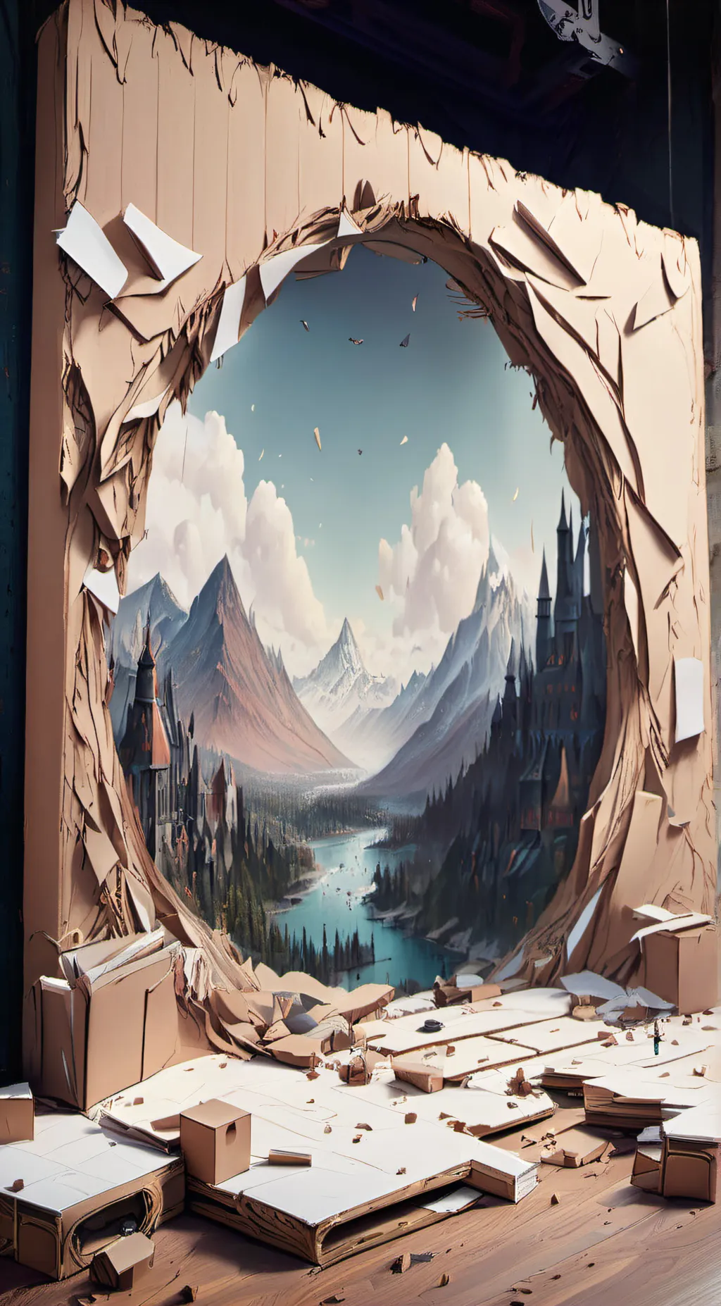 ai character: hole background