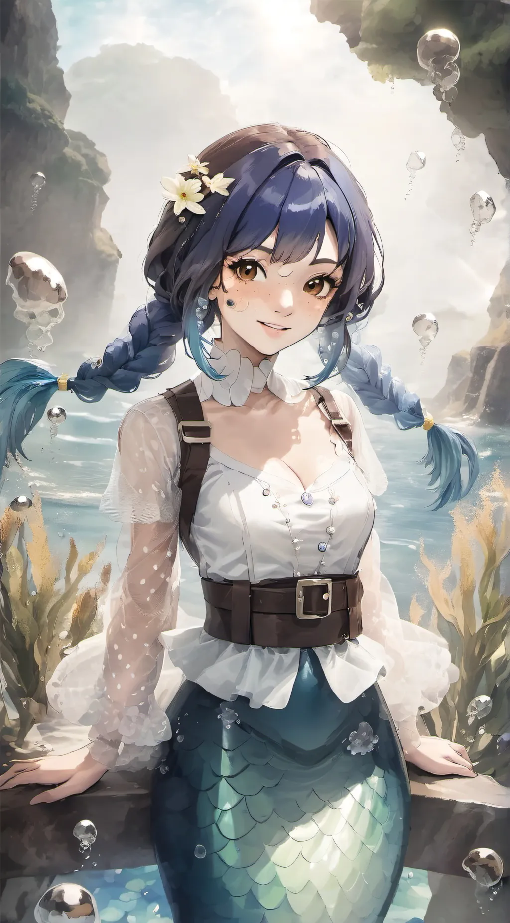 ai character: Lana Mermaid background
