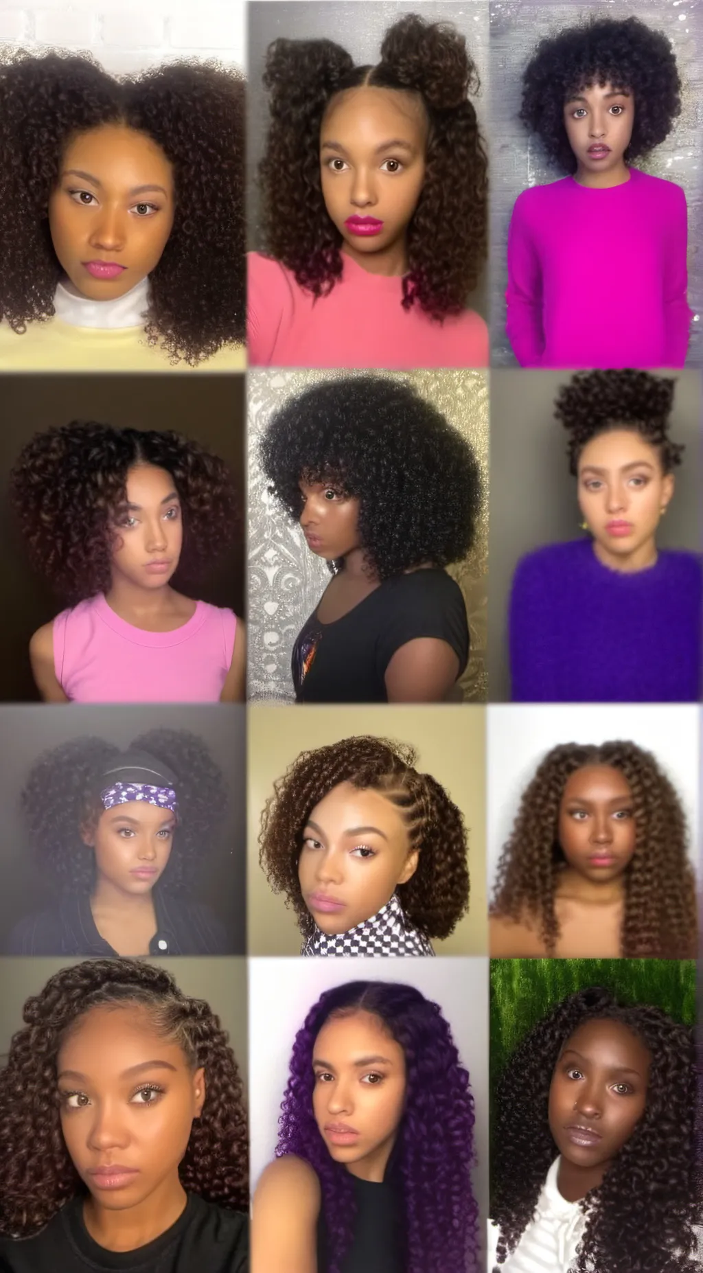 ai character: Hair  style  background
