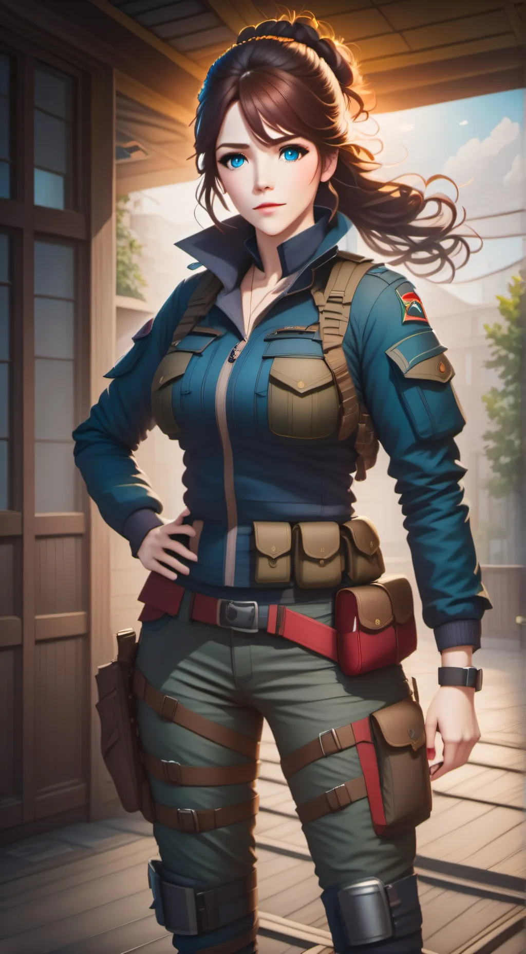ai character: Sandra Williamson  background