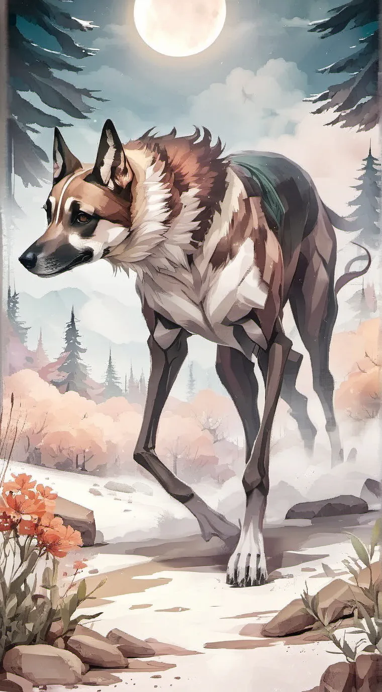 ai character: Skinwalker 🐺 background