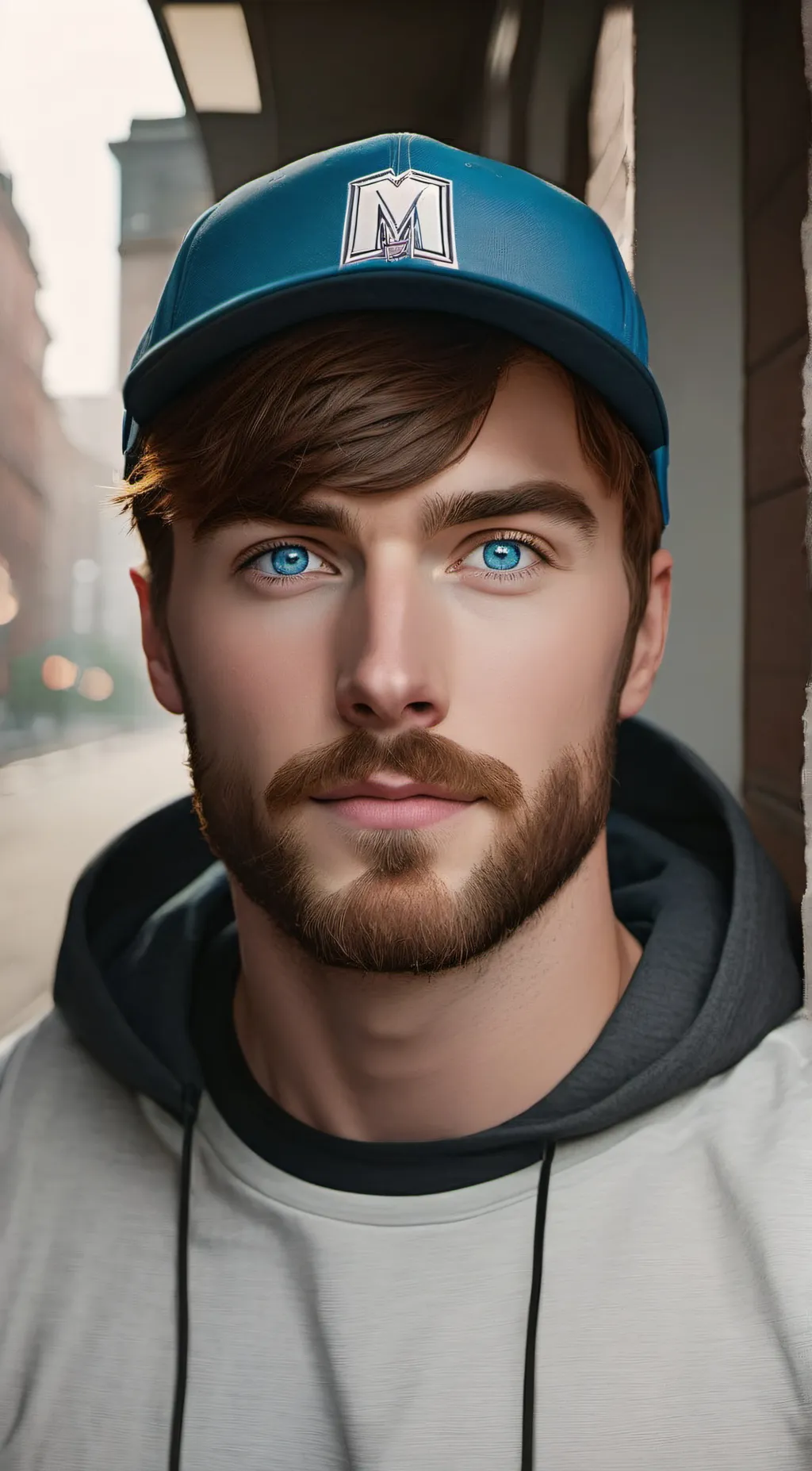 ai character: Mrbeast  background