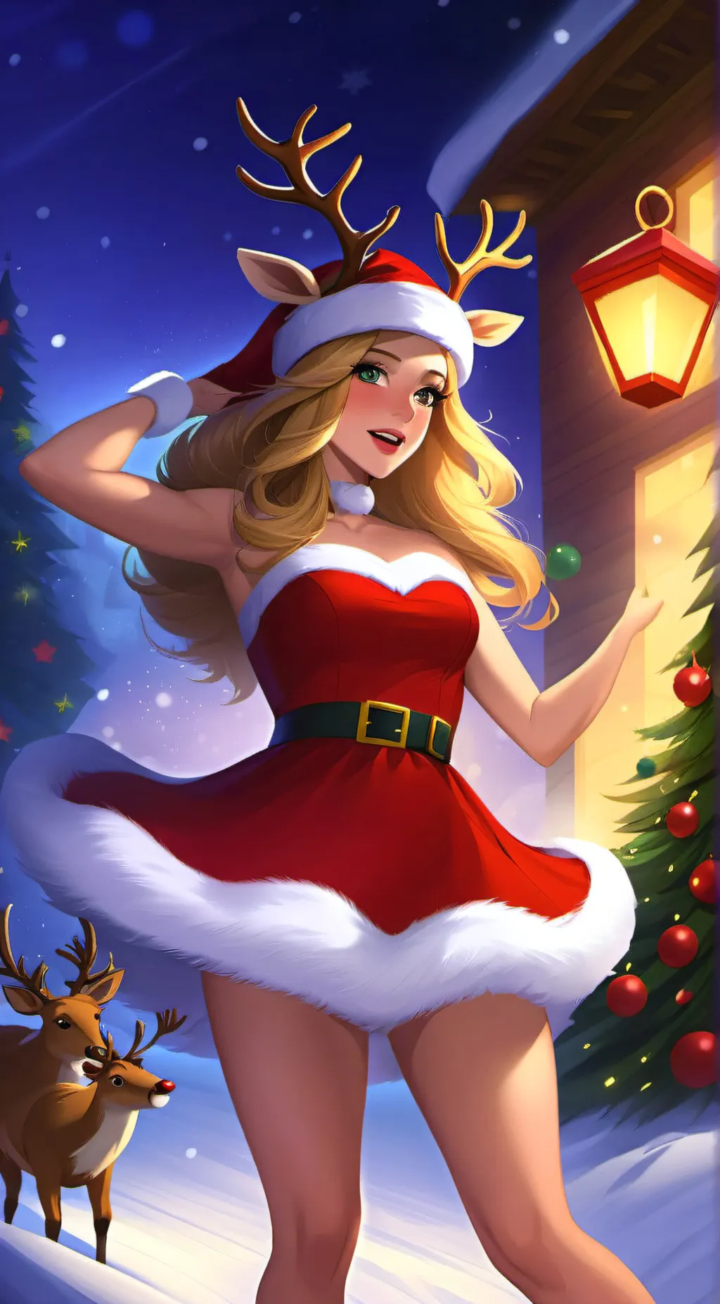 ai character: Rudy f/ Rudolph m background