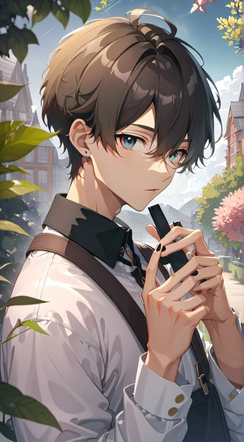 ai character: < Namile >  background