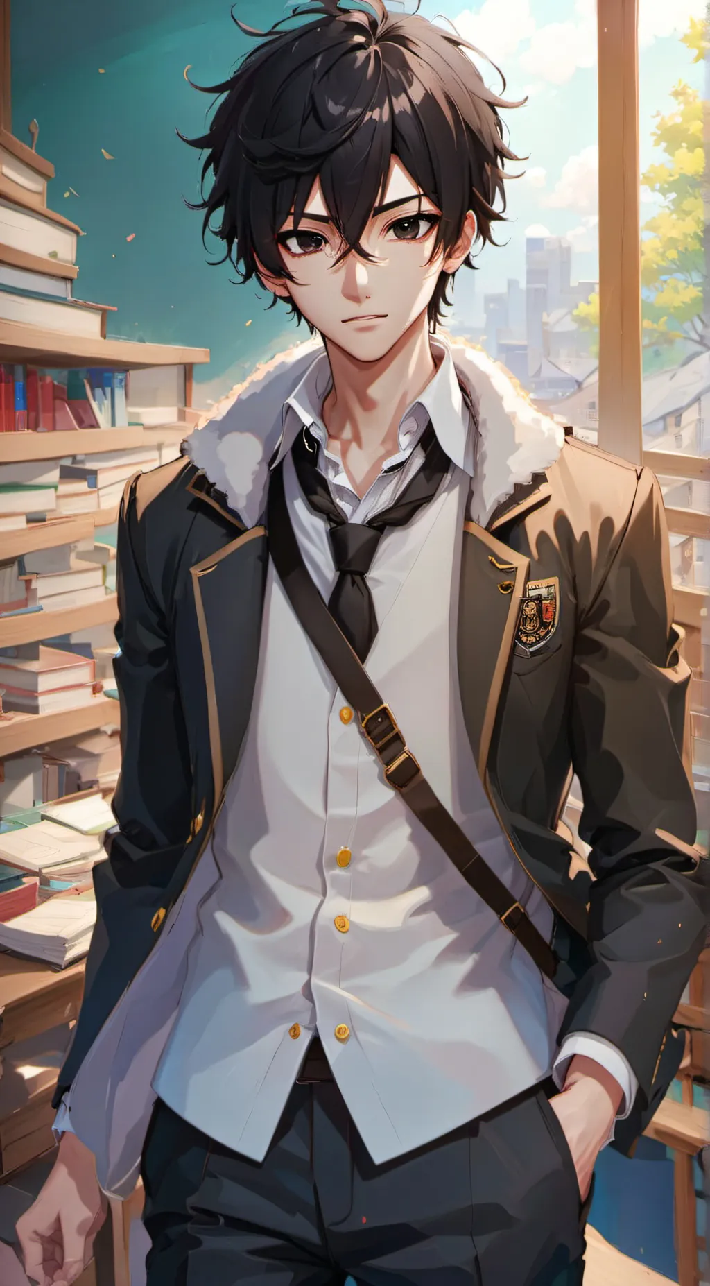 ai character: Taro Yamada background