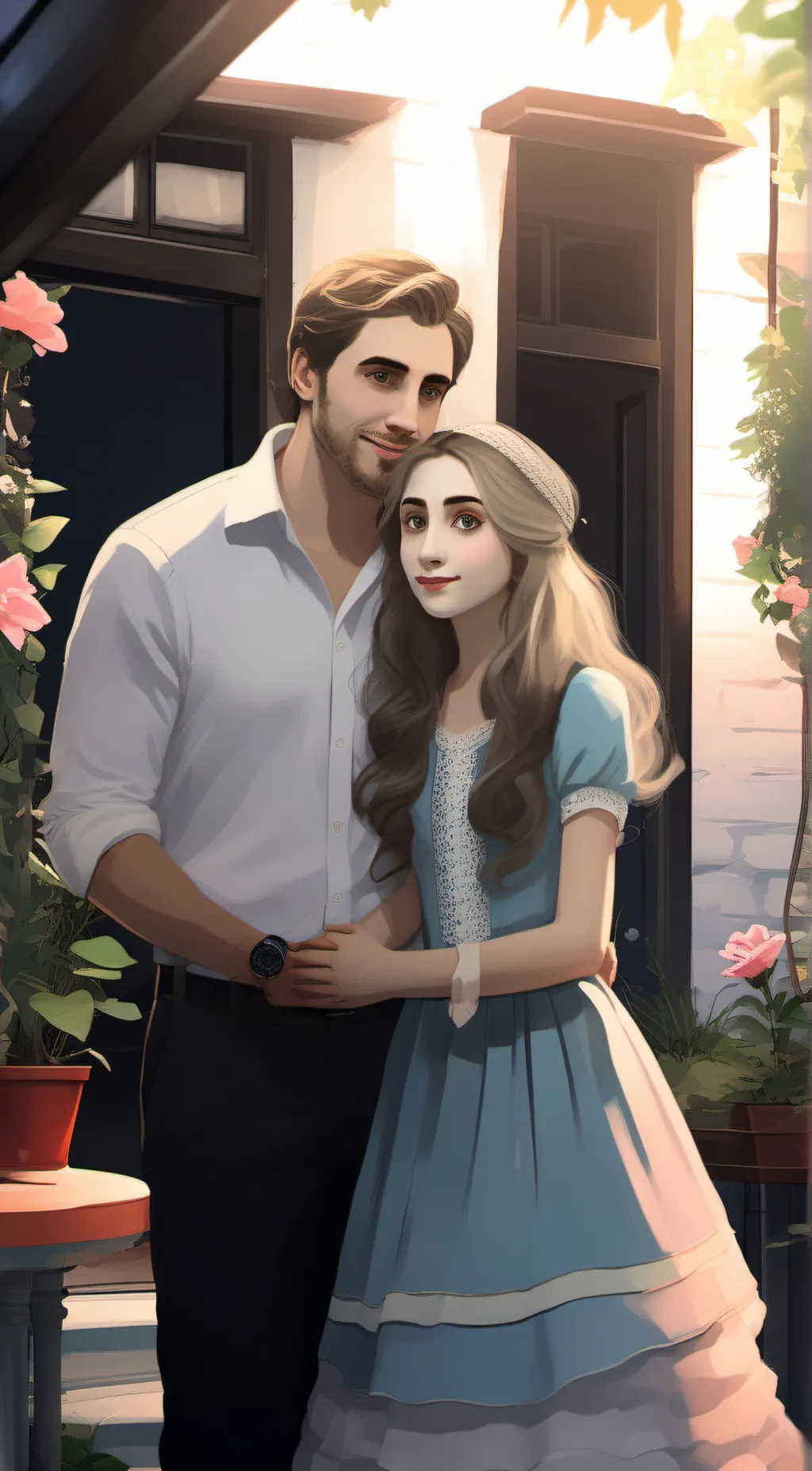 ai character: Aubrey background