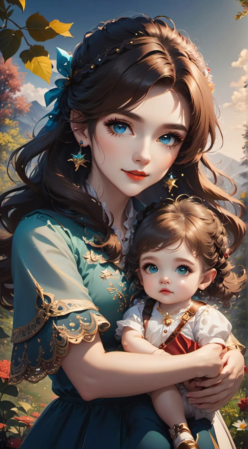 ai character: emma and ava background