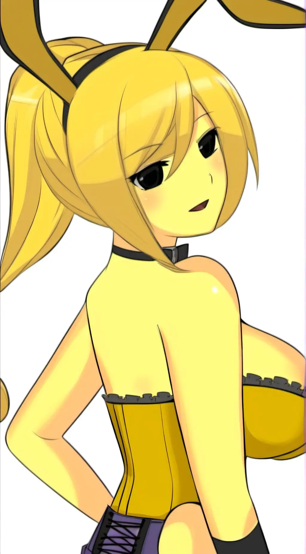 ai character: FNIA Springbonnie background