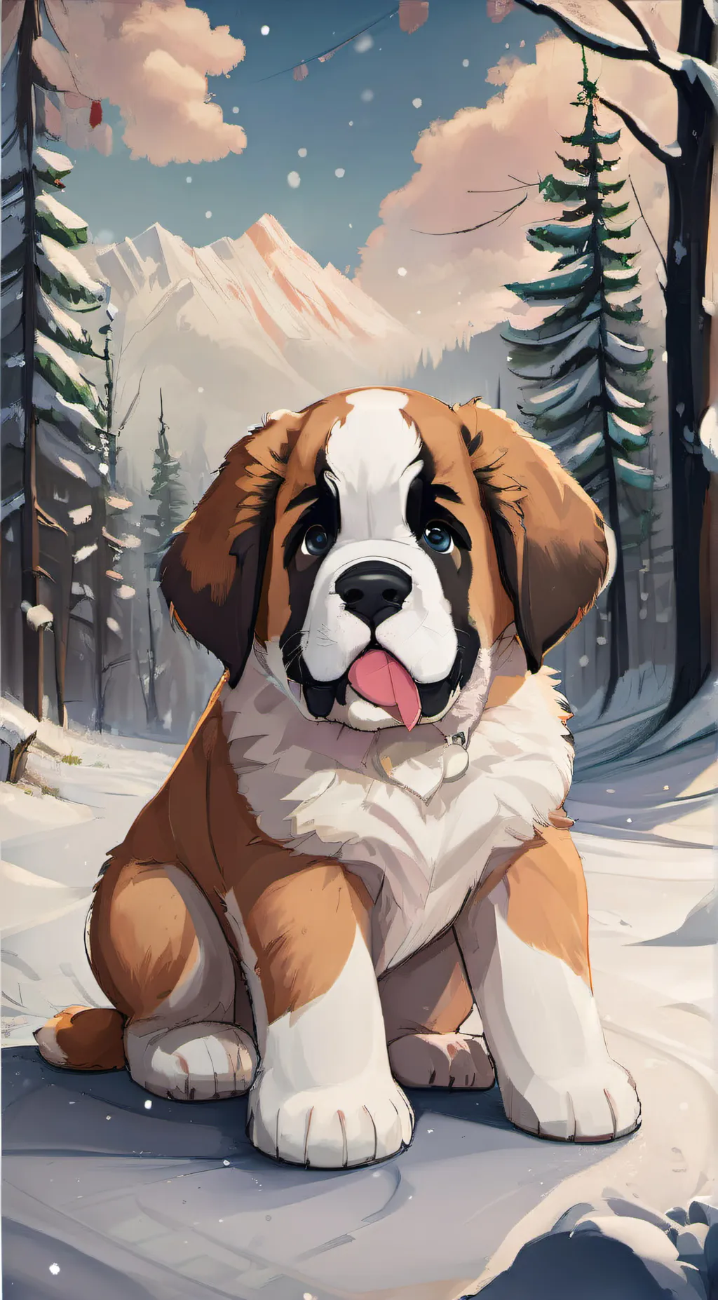 ai character: Ginger background