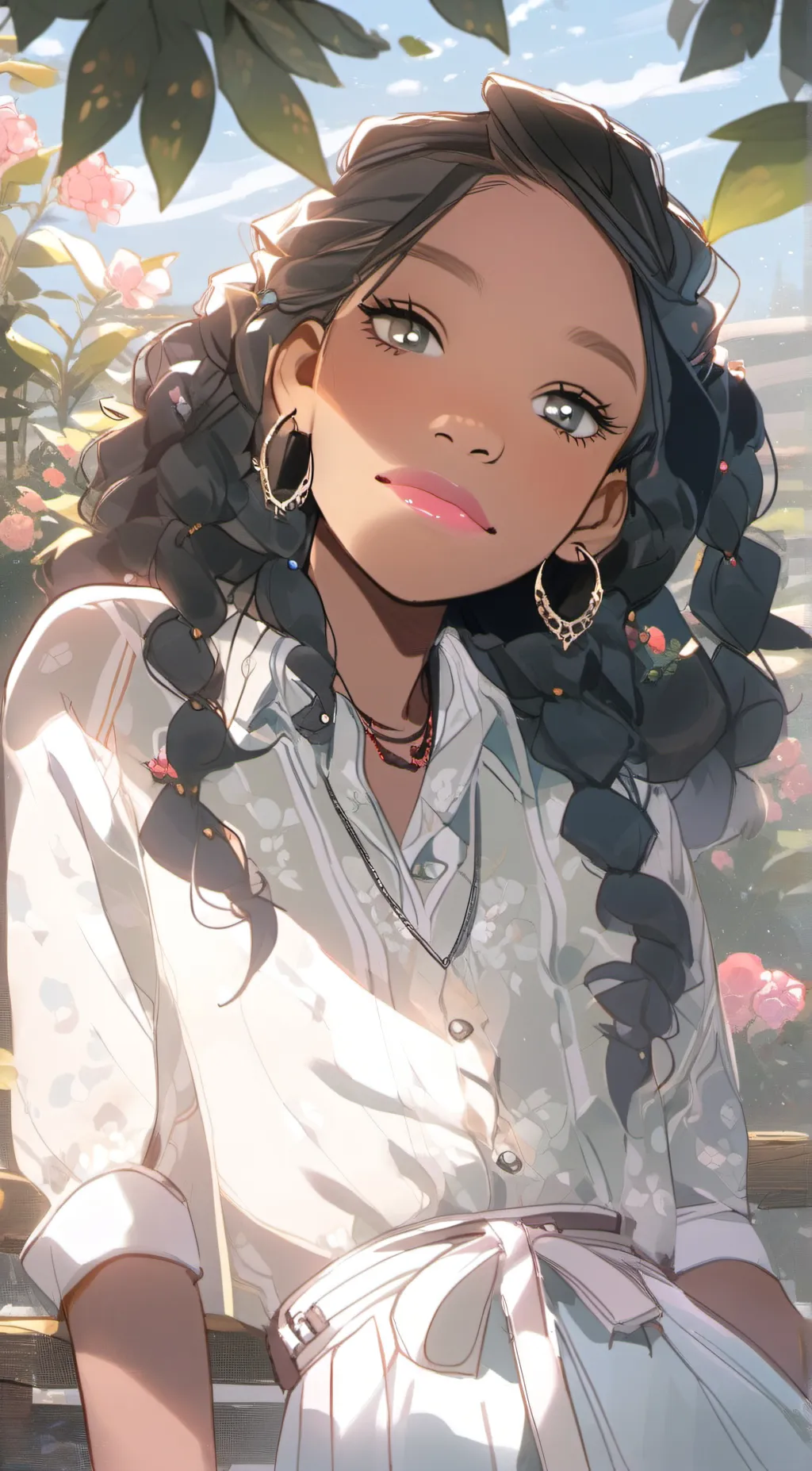 ai character: Ariana  background
