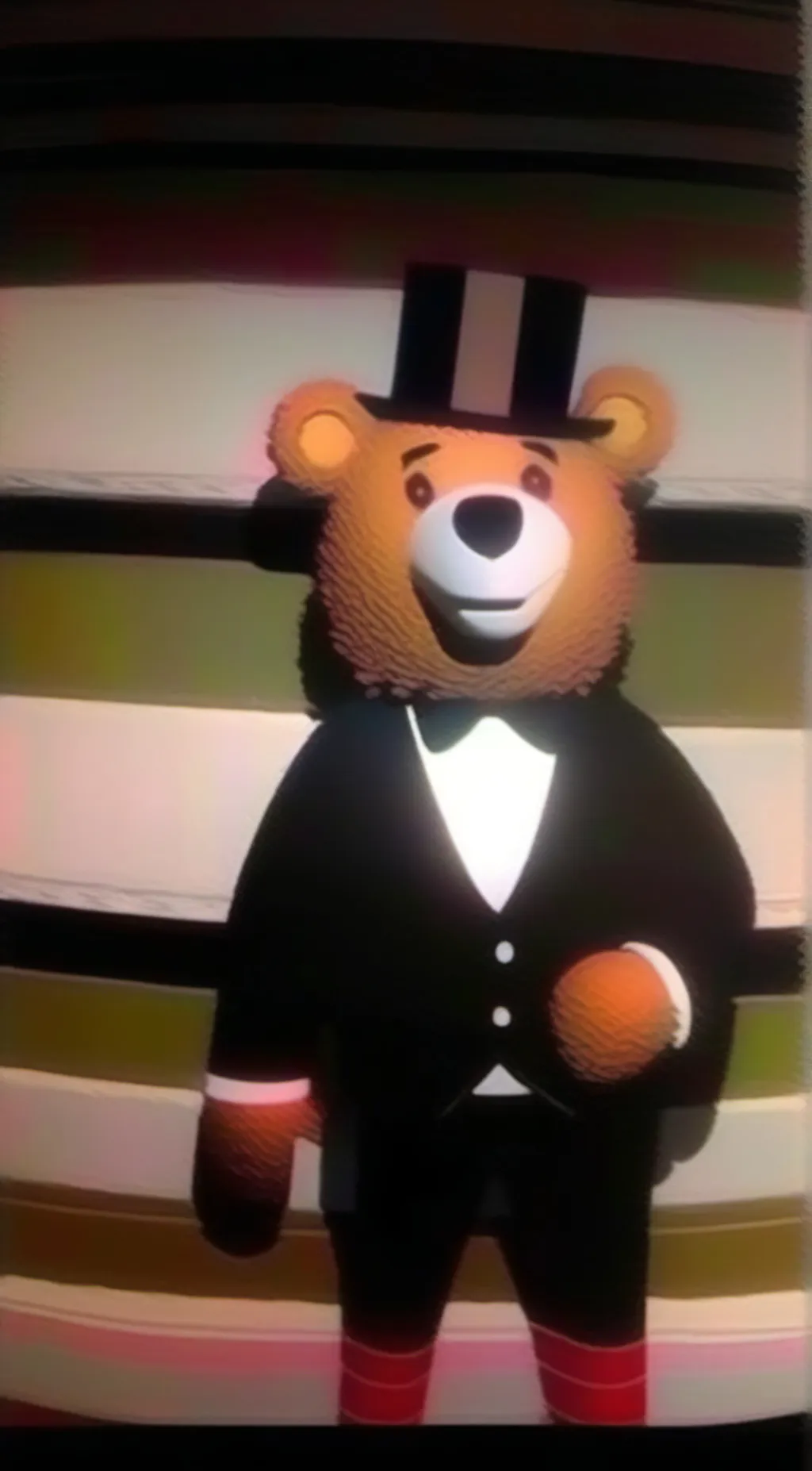 ai character: bear background