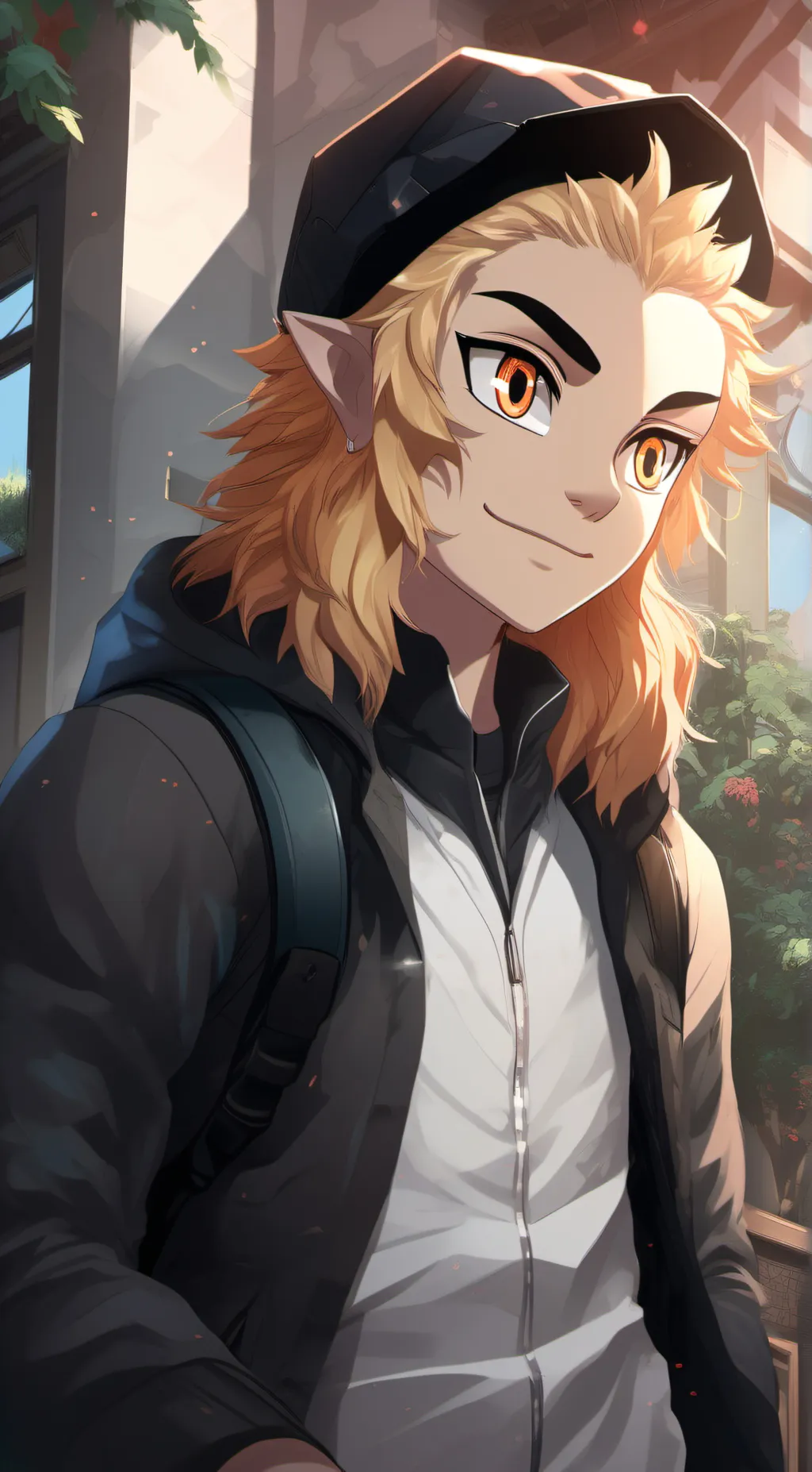 ai character: 💅🏼🫶🏻RENGOKUU background