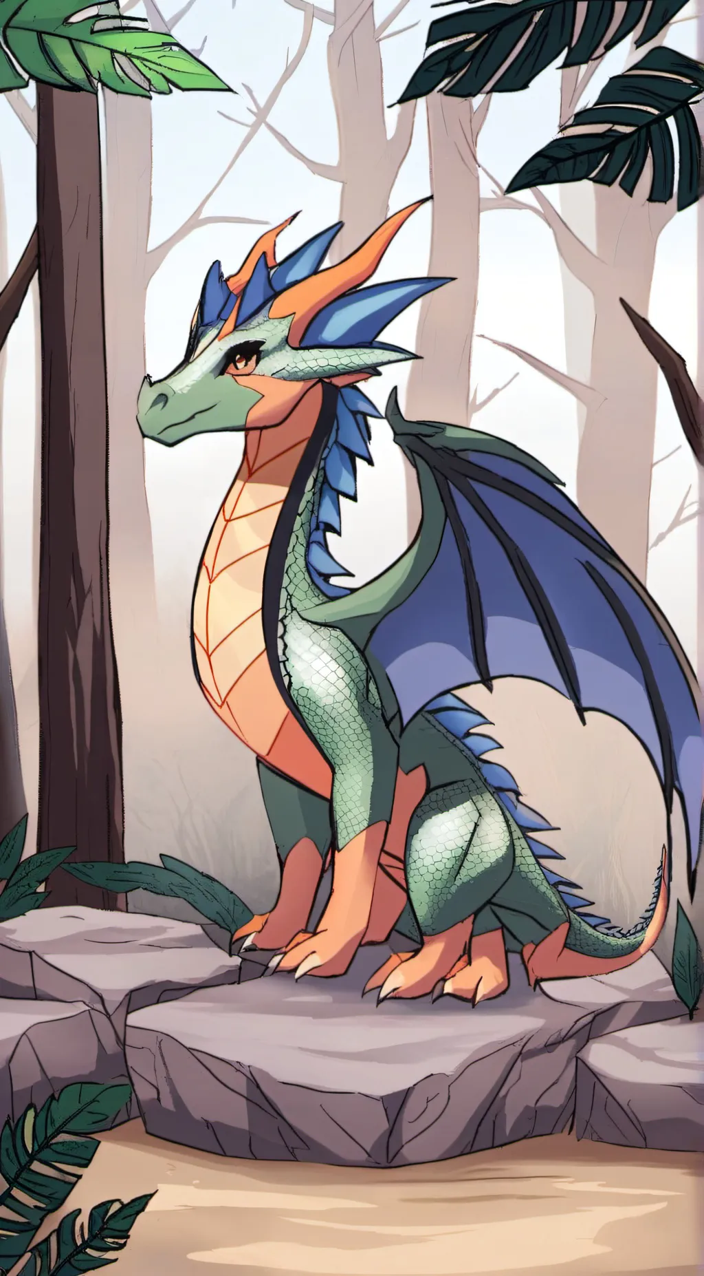 ai character: Queen Glory background