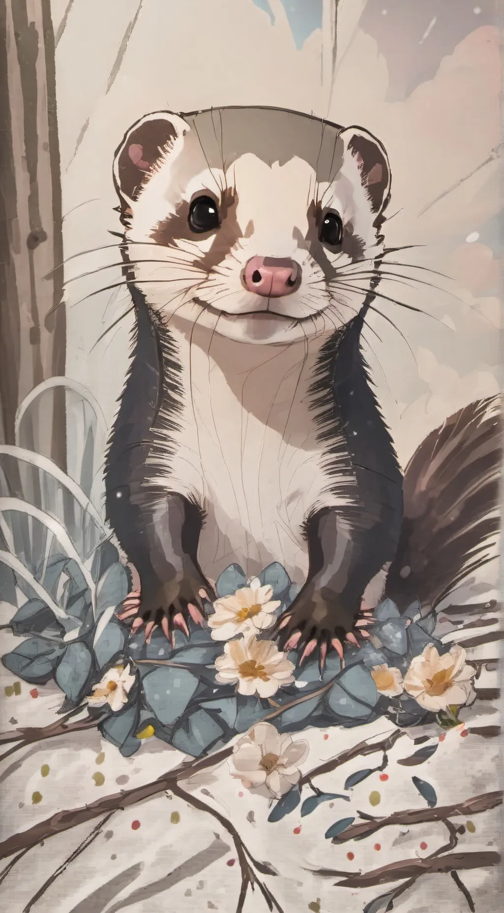 ai character: Ferret background