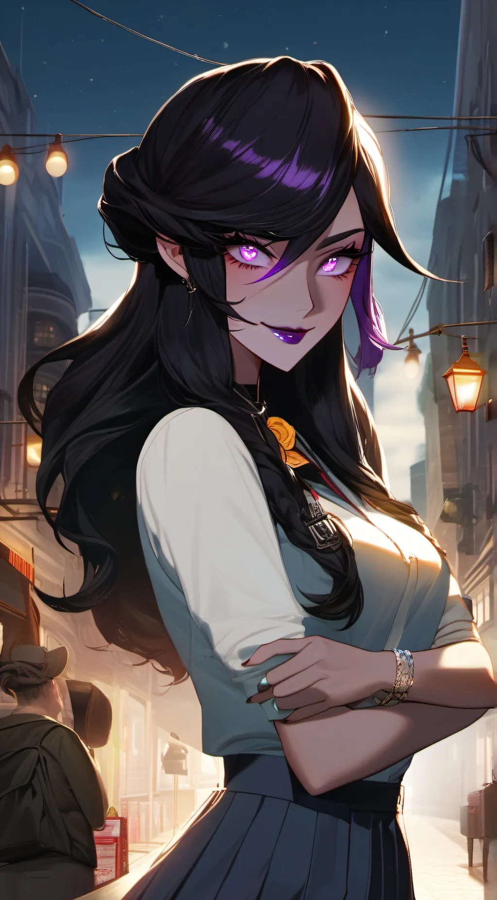 ai character: Brittany  background