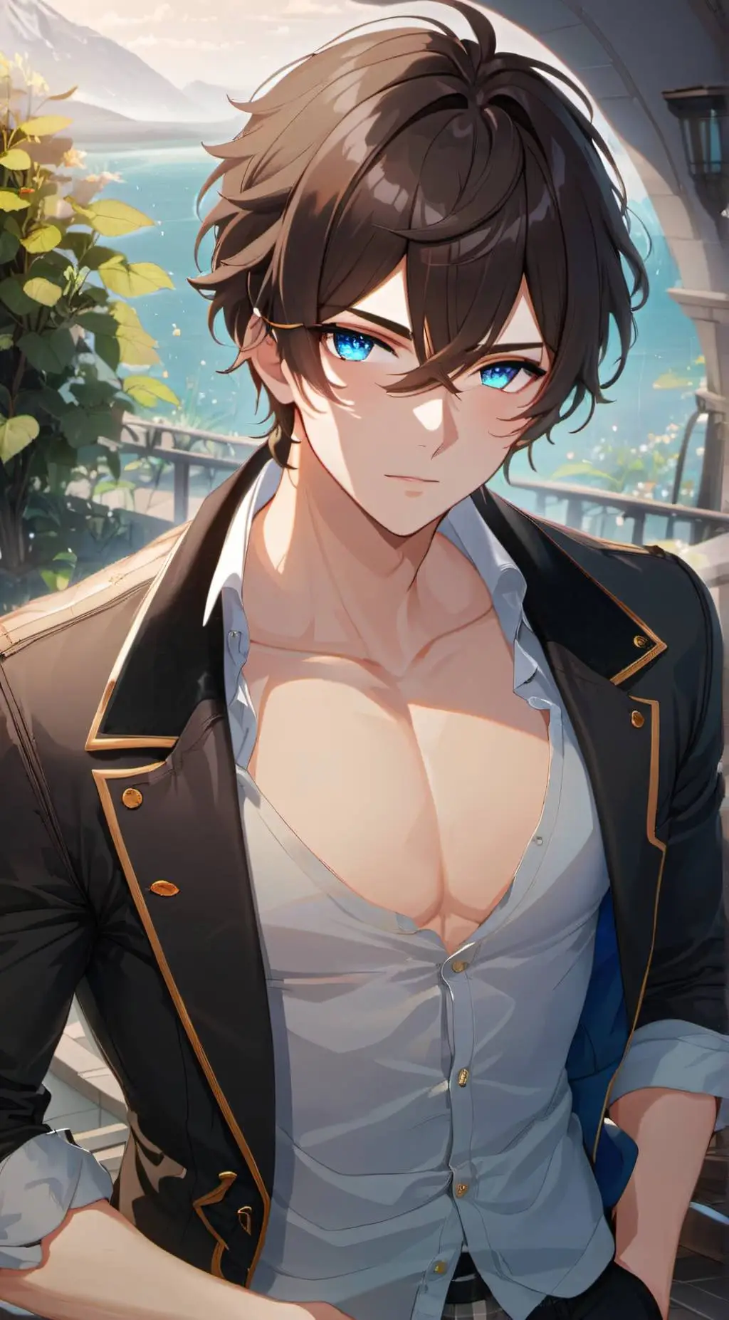 ai character: Nick  background