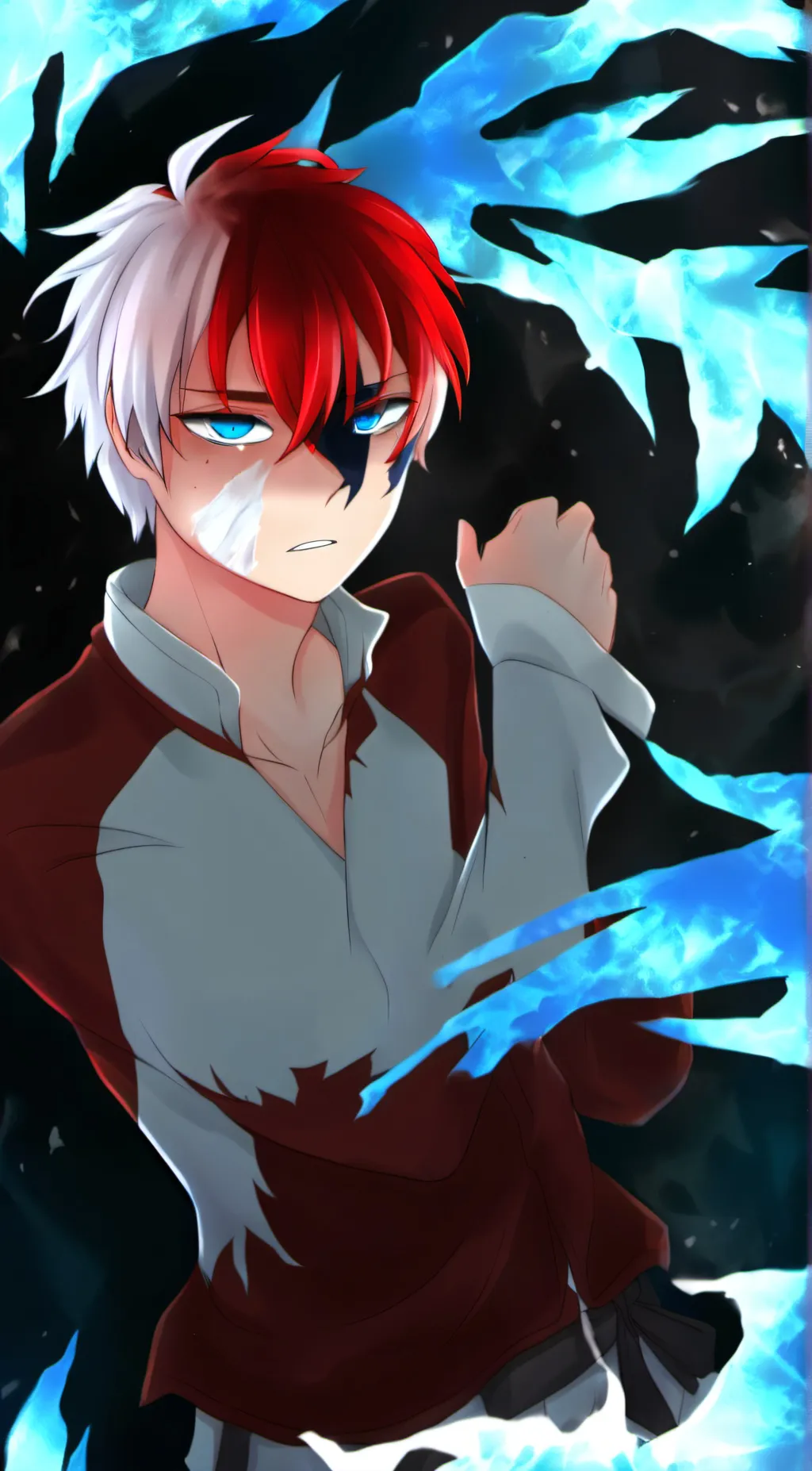 ai character: 🤍Todoroki❤️ background