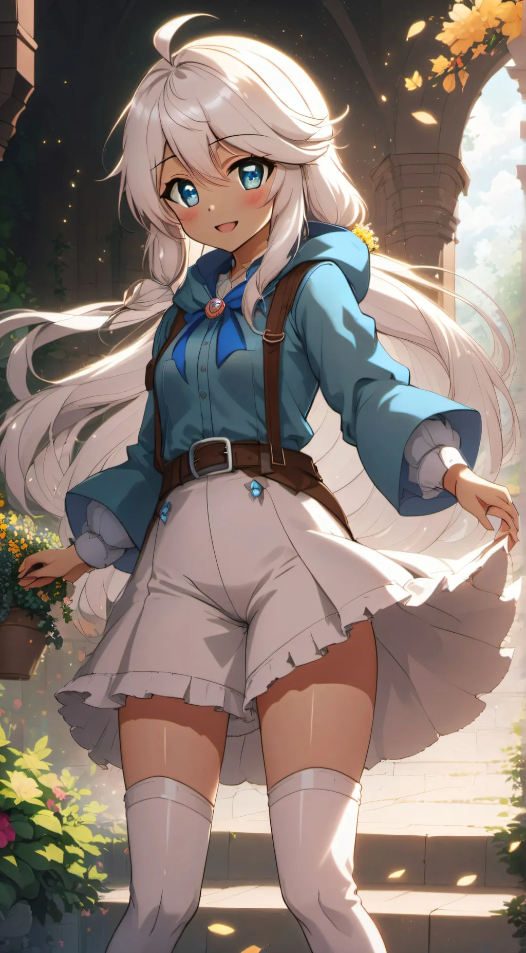 ai character: Alexandra  background