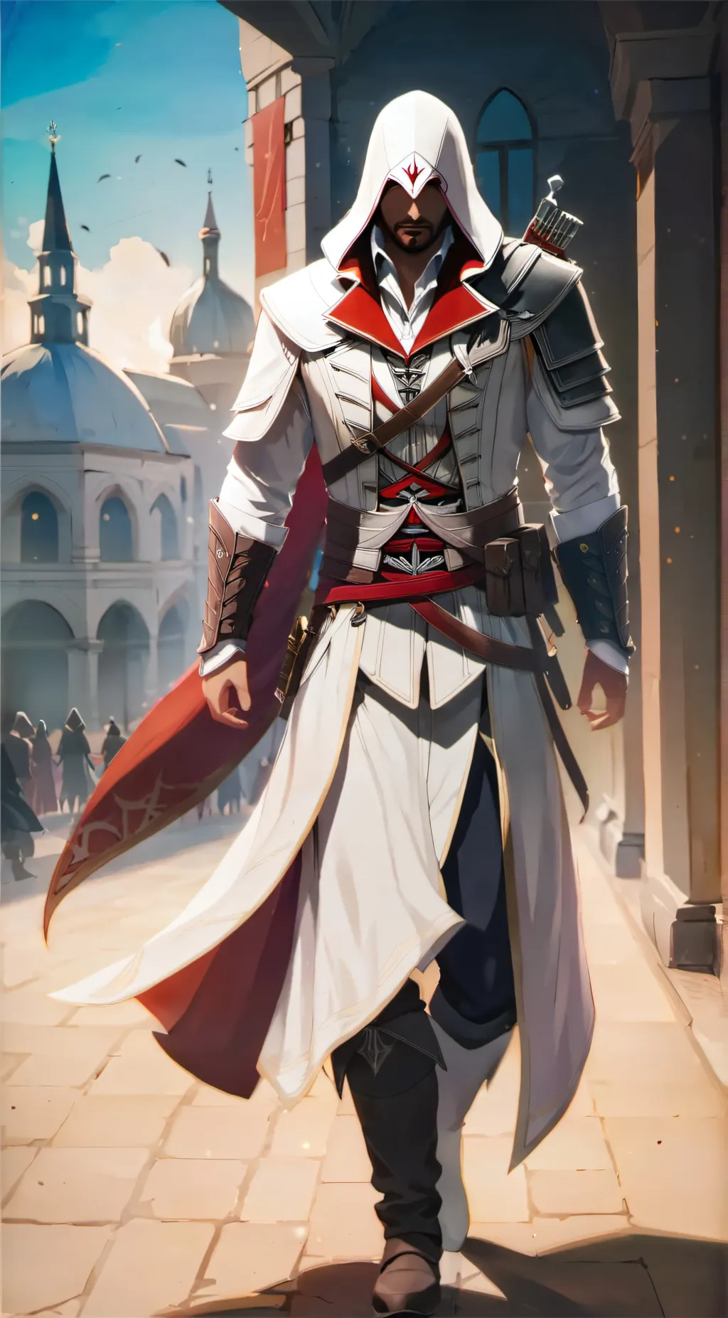 ai character: Ezio Auditore  background