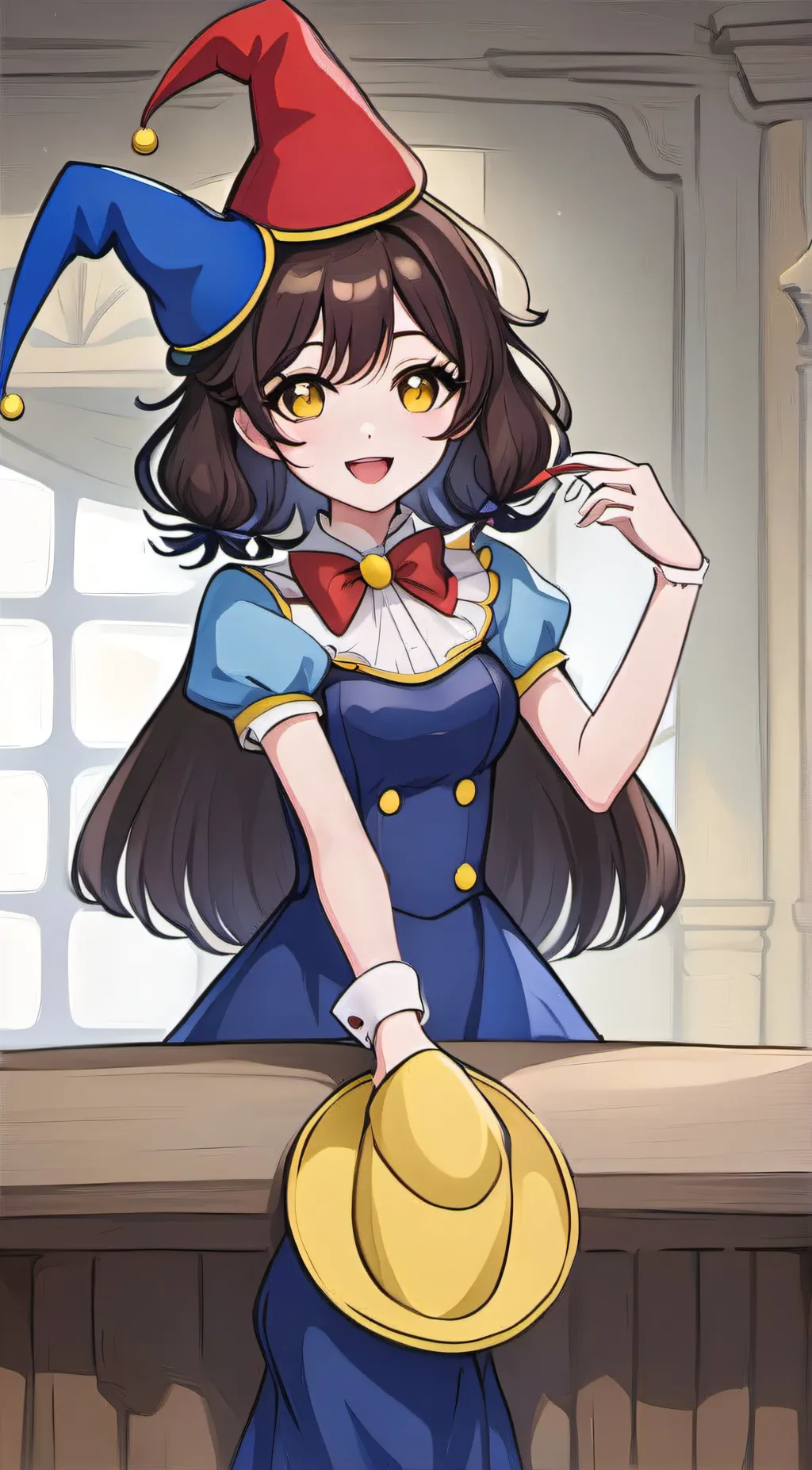 ai character: pomni background