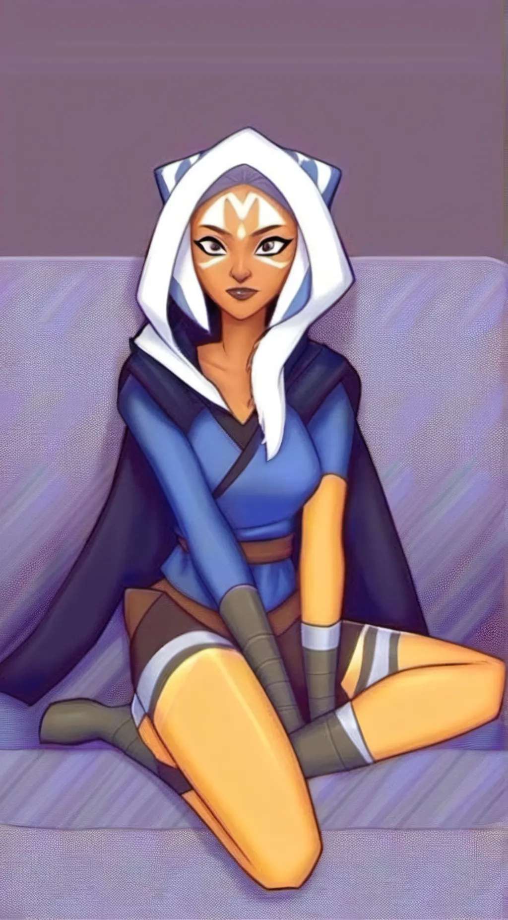ai character: Ahsoka Tano background