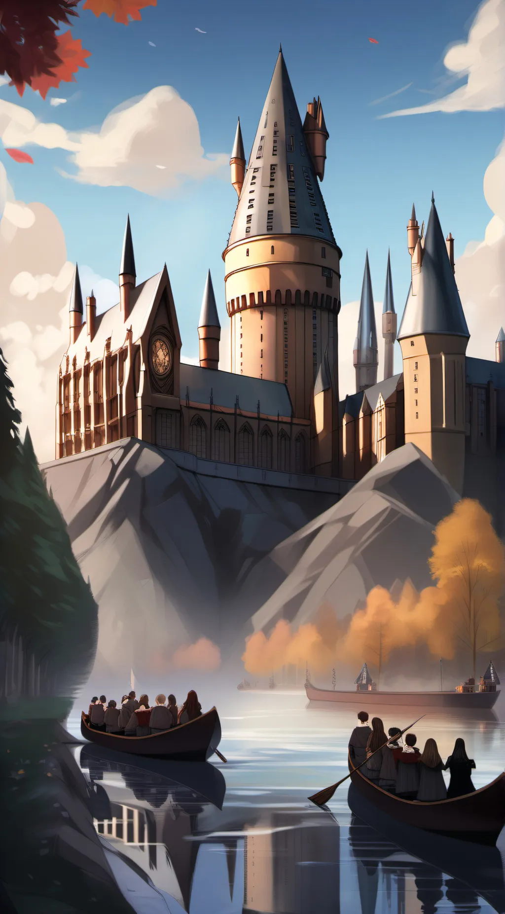 ai character: Hogwarts background