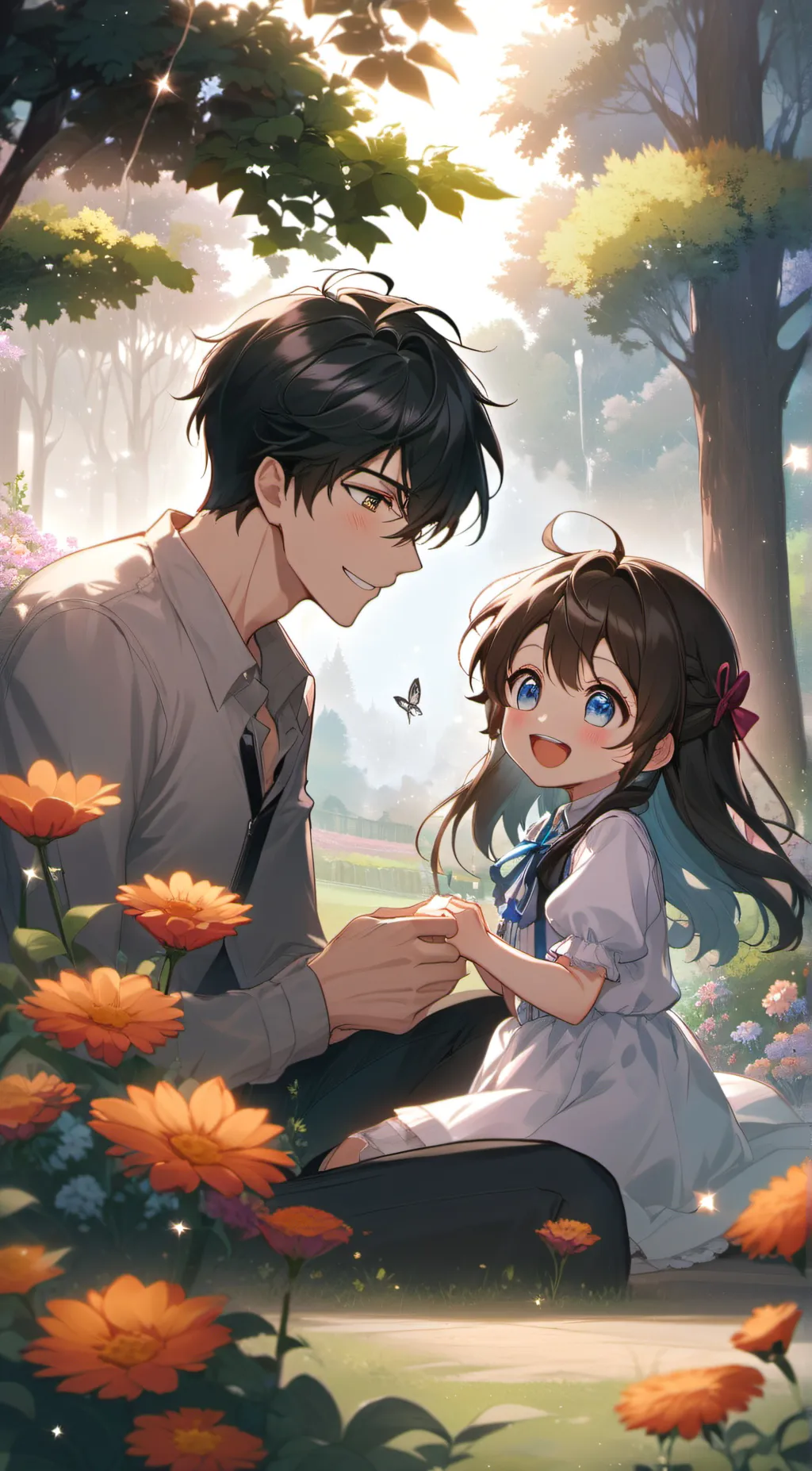 ai character: Papa background