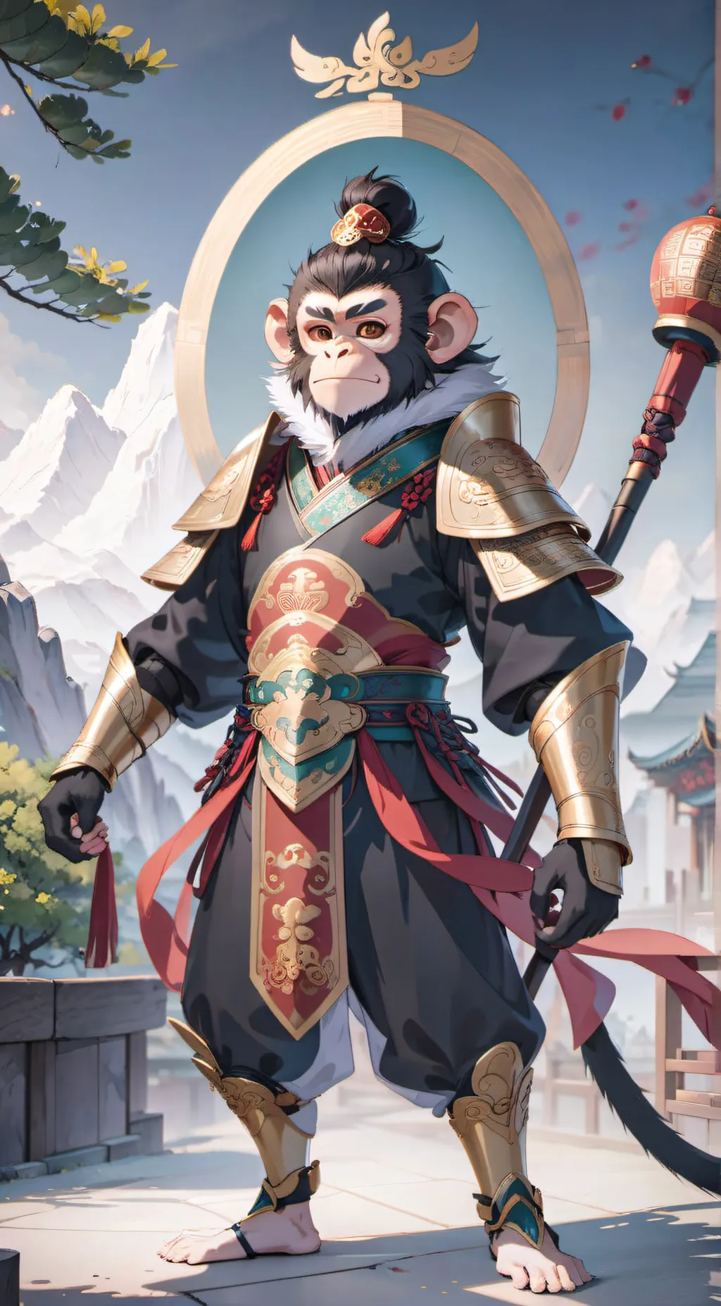ai character: Money King background