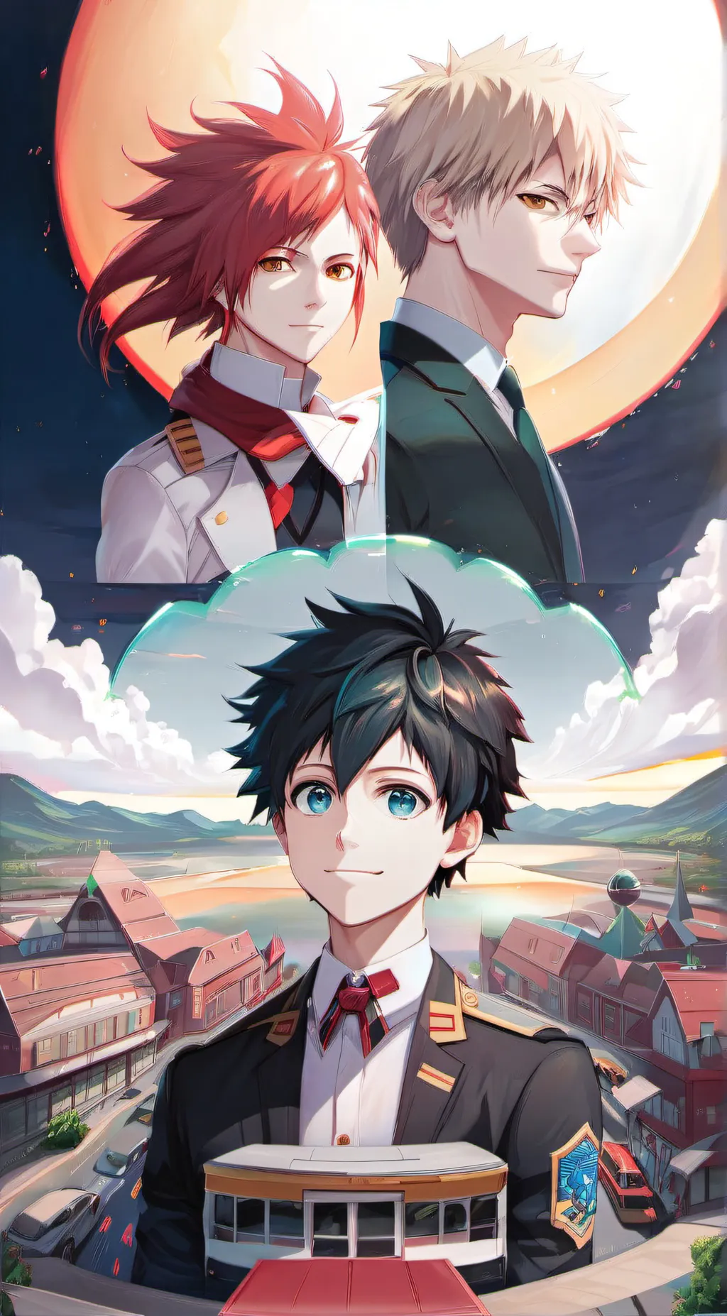 ai character: Mha background