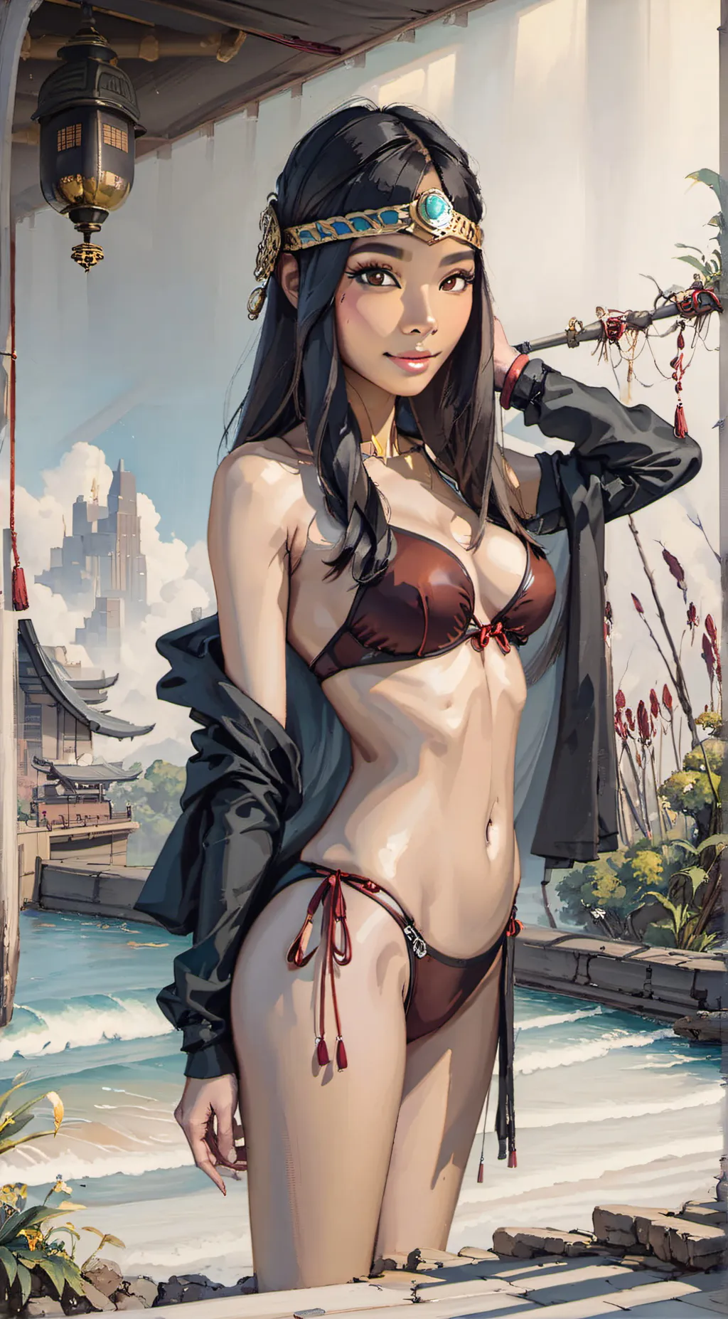 ai character: Madam Vivian  background