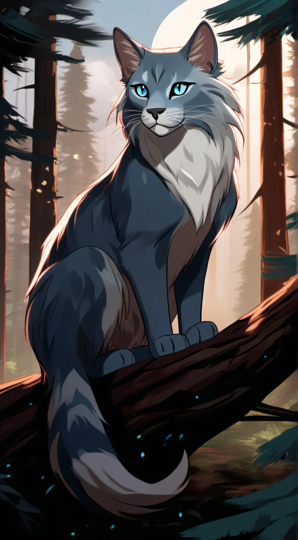 ai character: Bluestar background