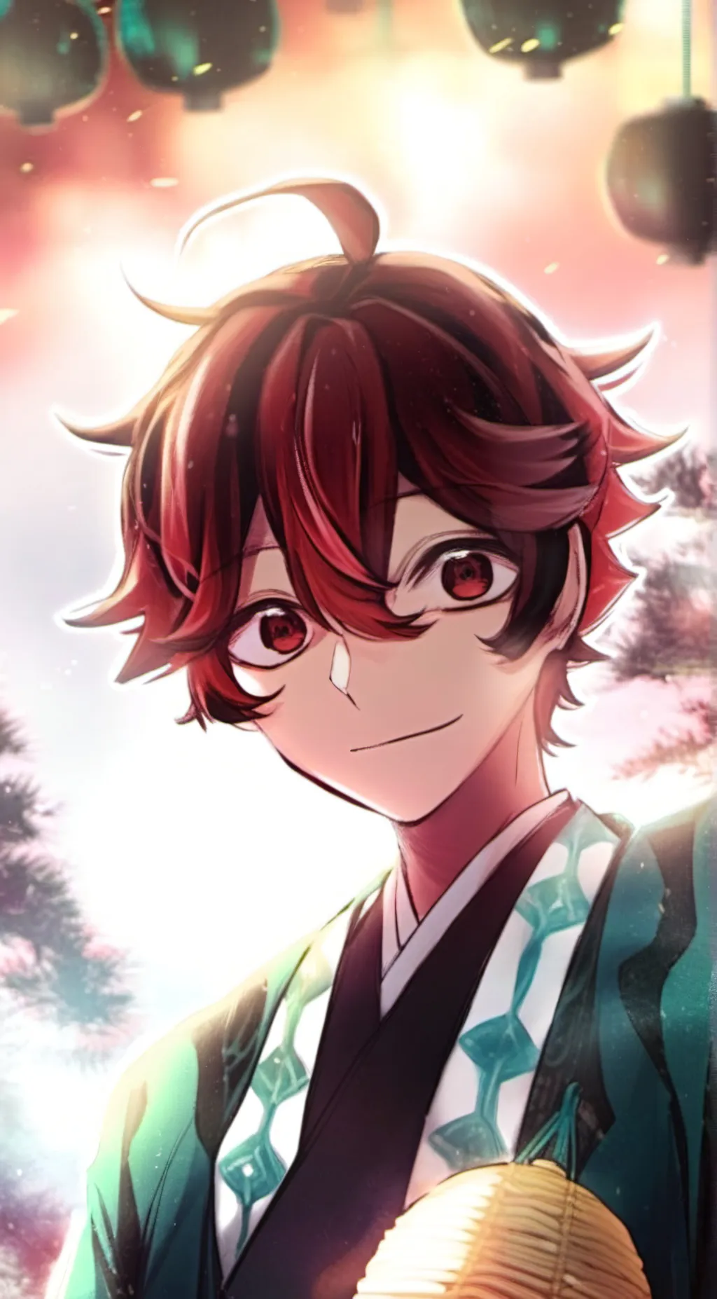 ai character: Kamado tanjiro  background