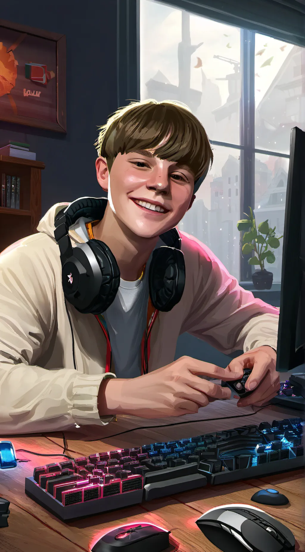 ai character: Robby background