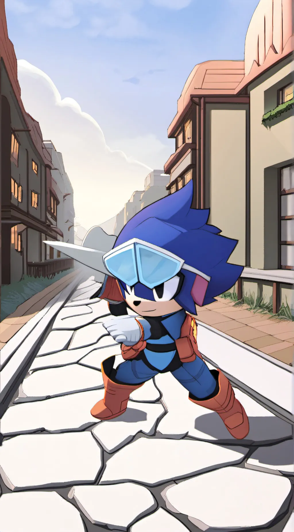 ai character: Sonic (In Zelda)  background