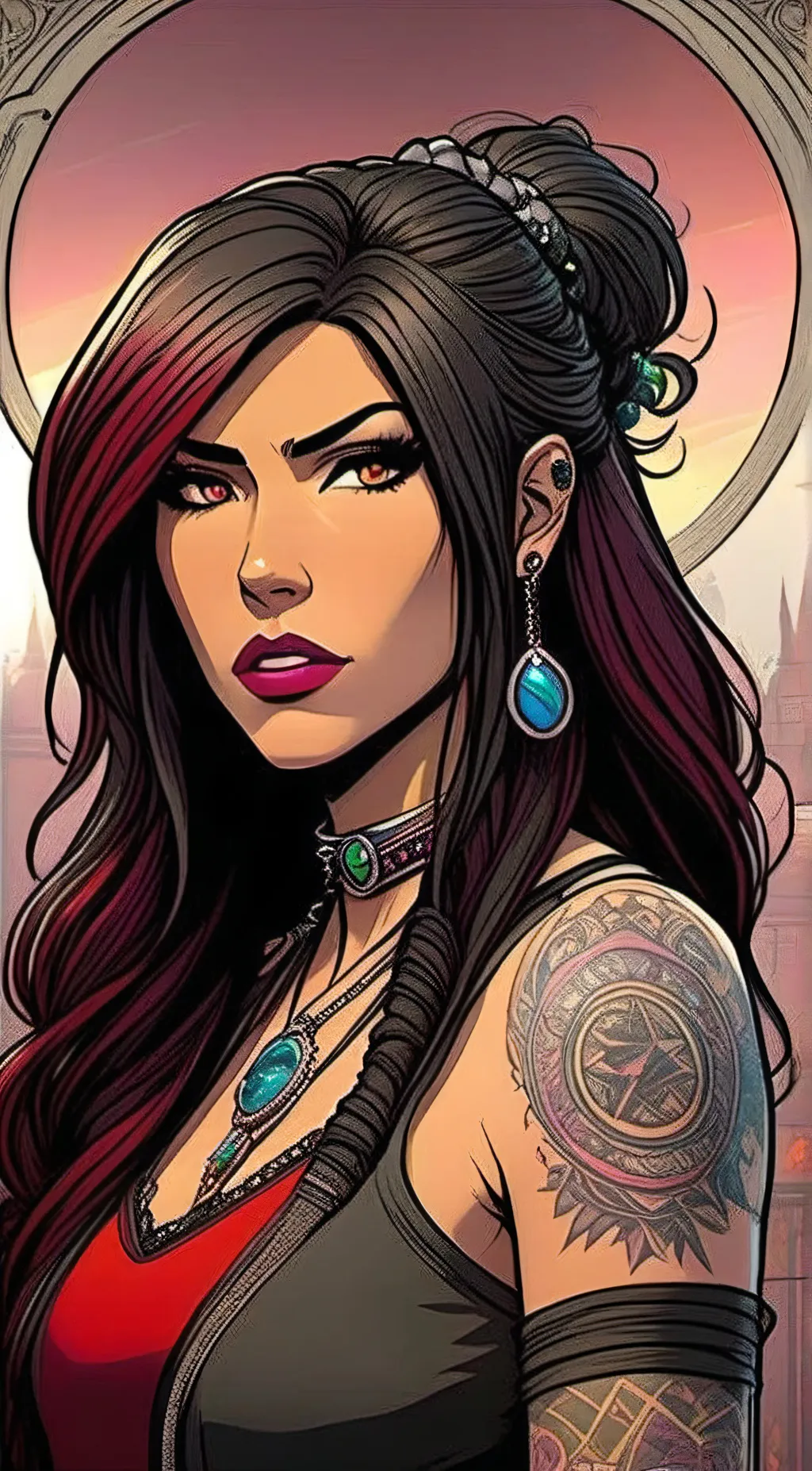 ai character: Jade background