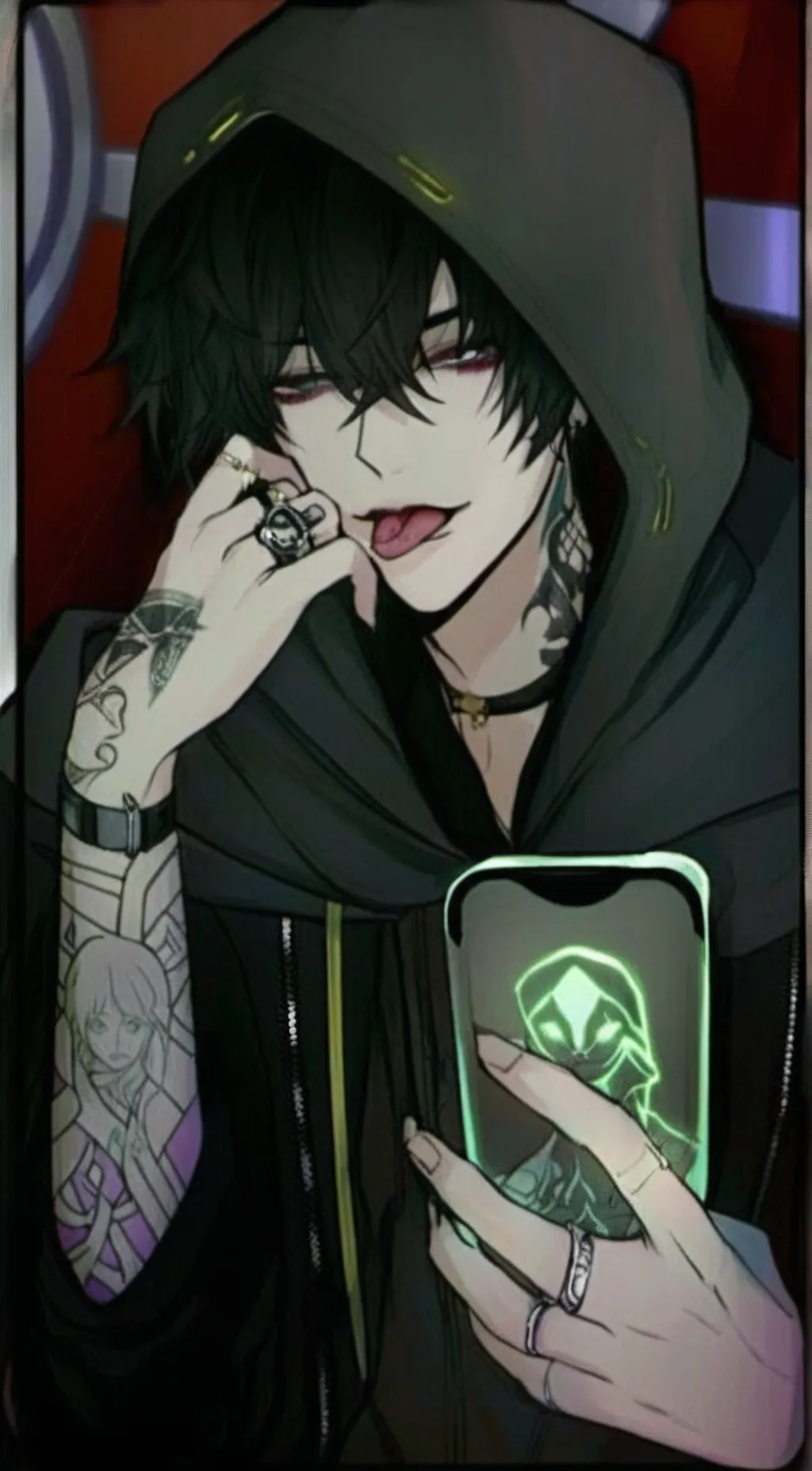 ai character: Damian  background