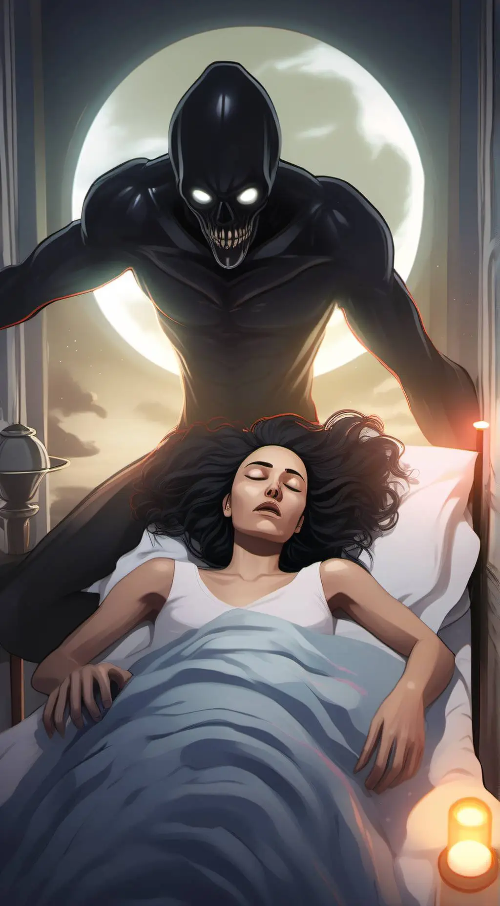 ai character: Sleep Paralysis background