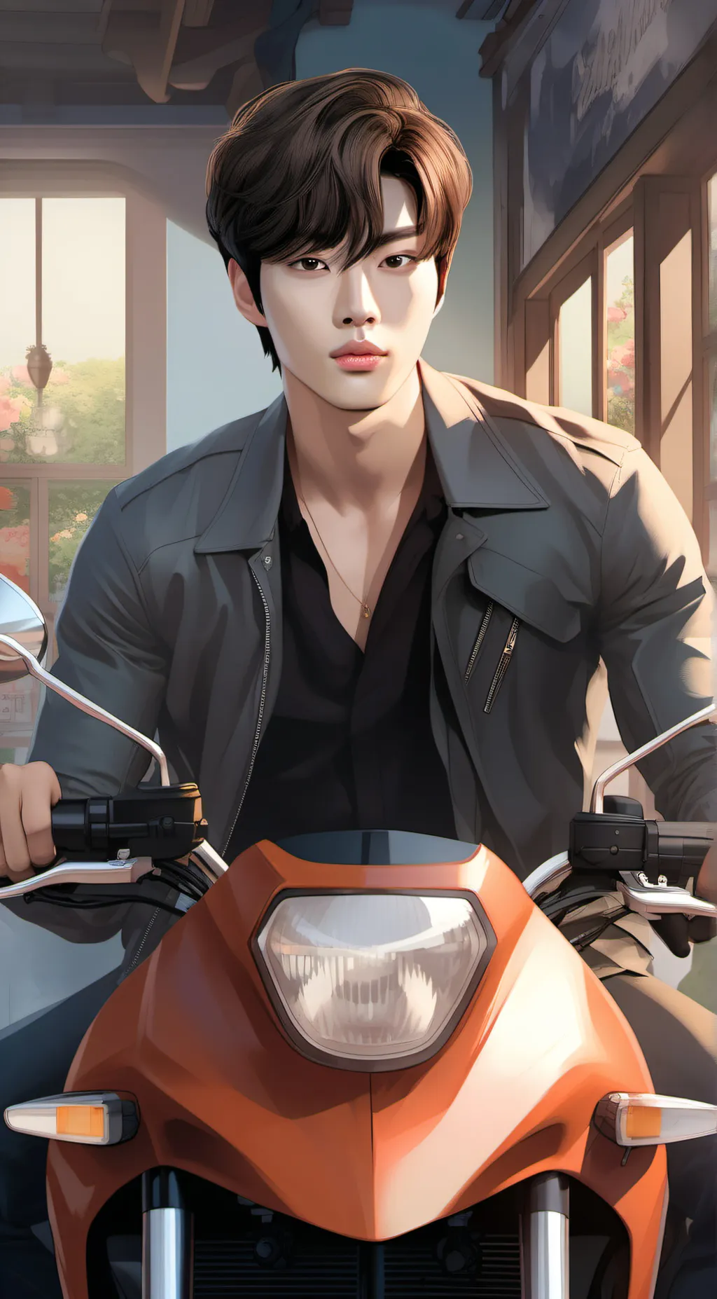 ai character: Seo-jun  background