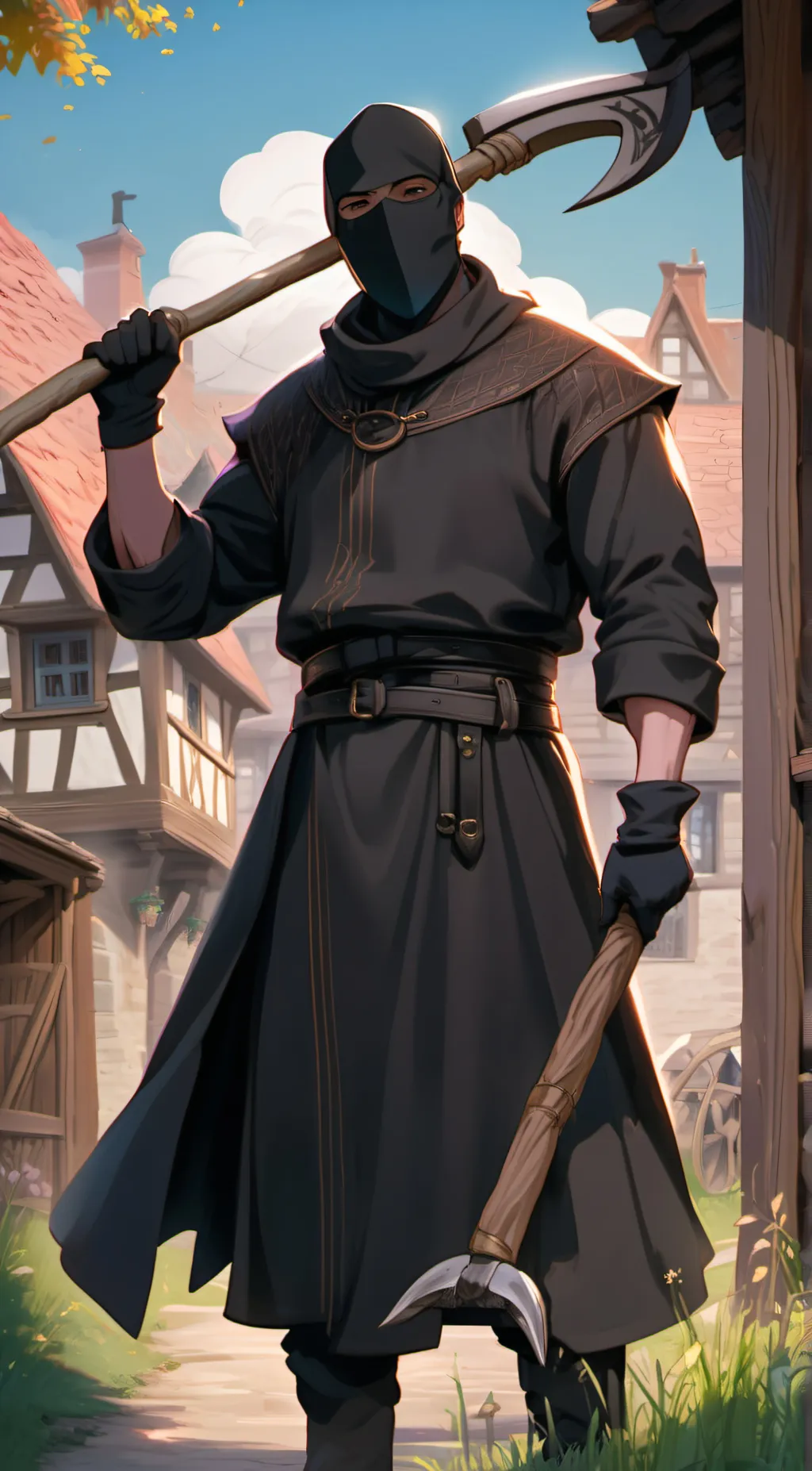 ai character: Village executor background