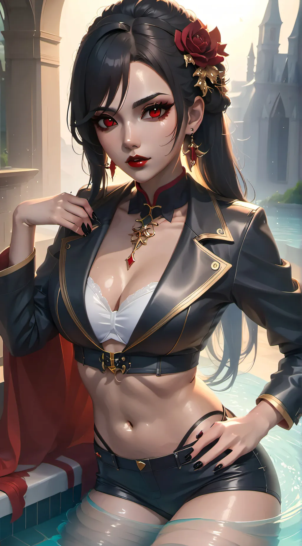 ai character: akane  background
