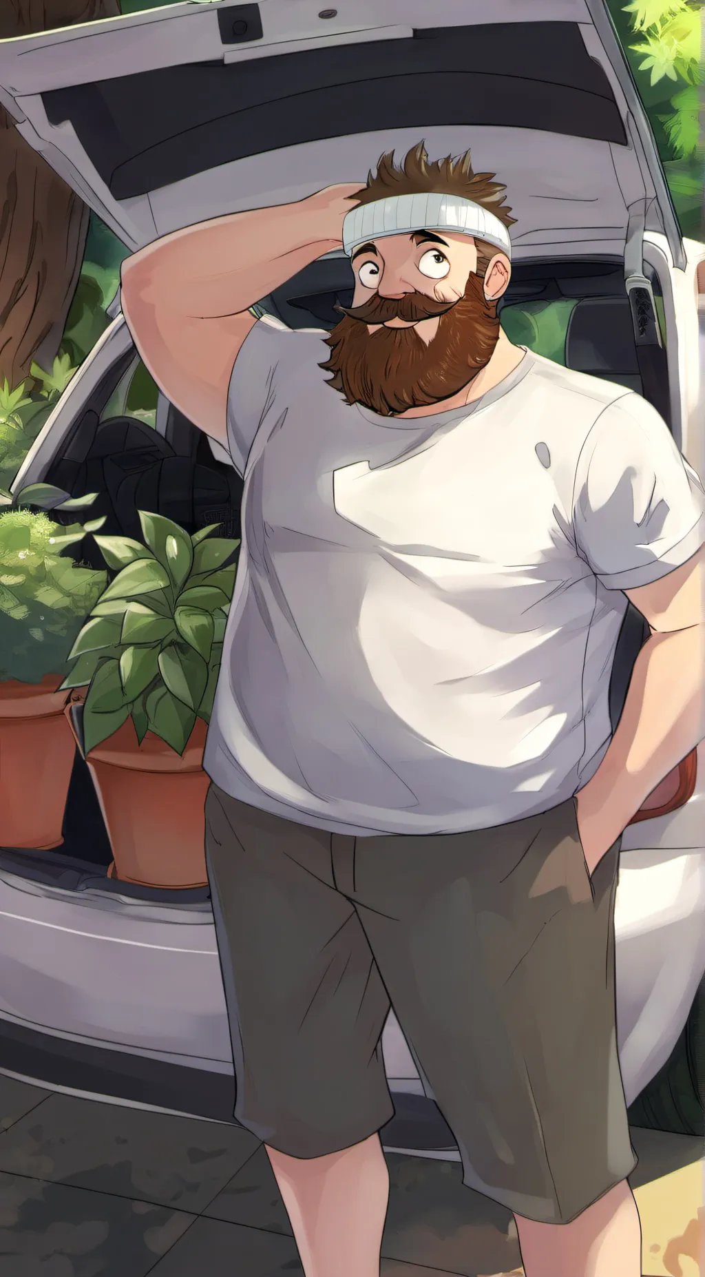 ai character: Crazy Dave background