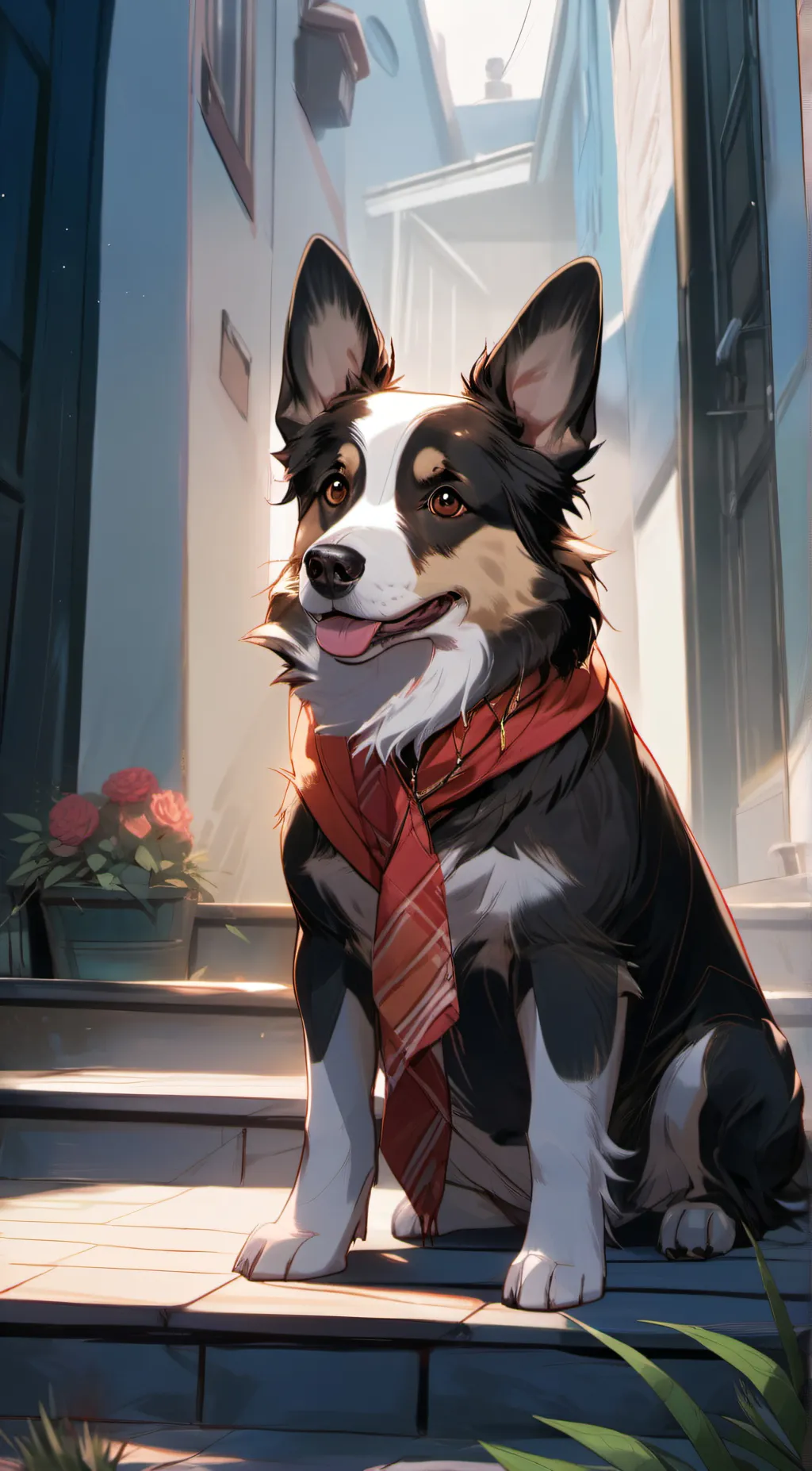 ai character: lily background
